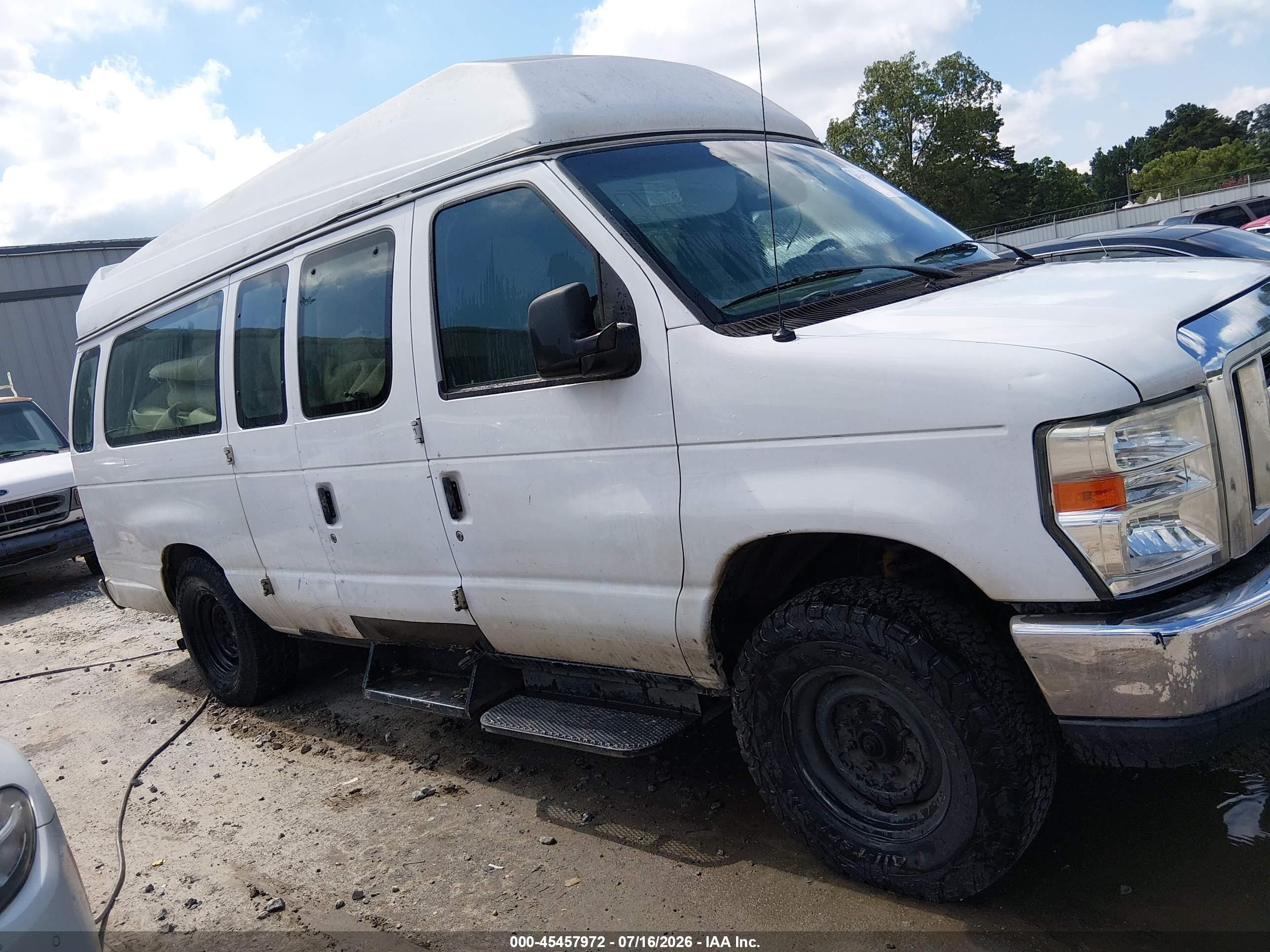 2012 Ford E-250 Commercial Белый vin: 1FTNS2EW4CDB18316