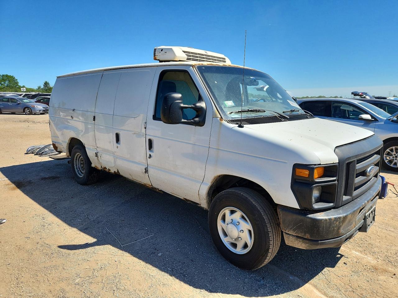 2013 Ford Econoline E250 Van White vin: 1FTNS2EW4DDB25235