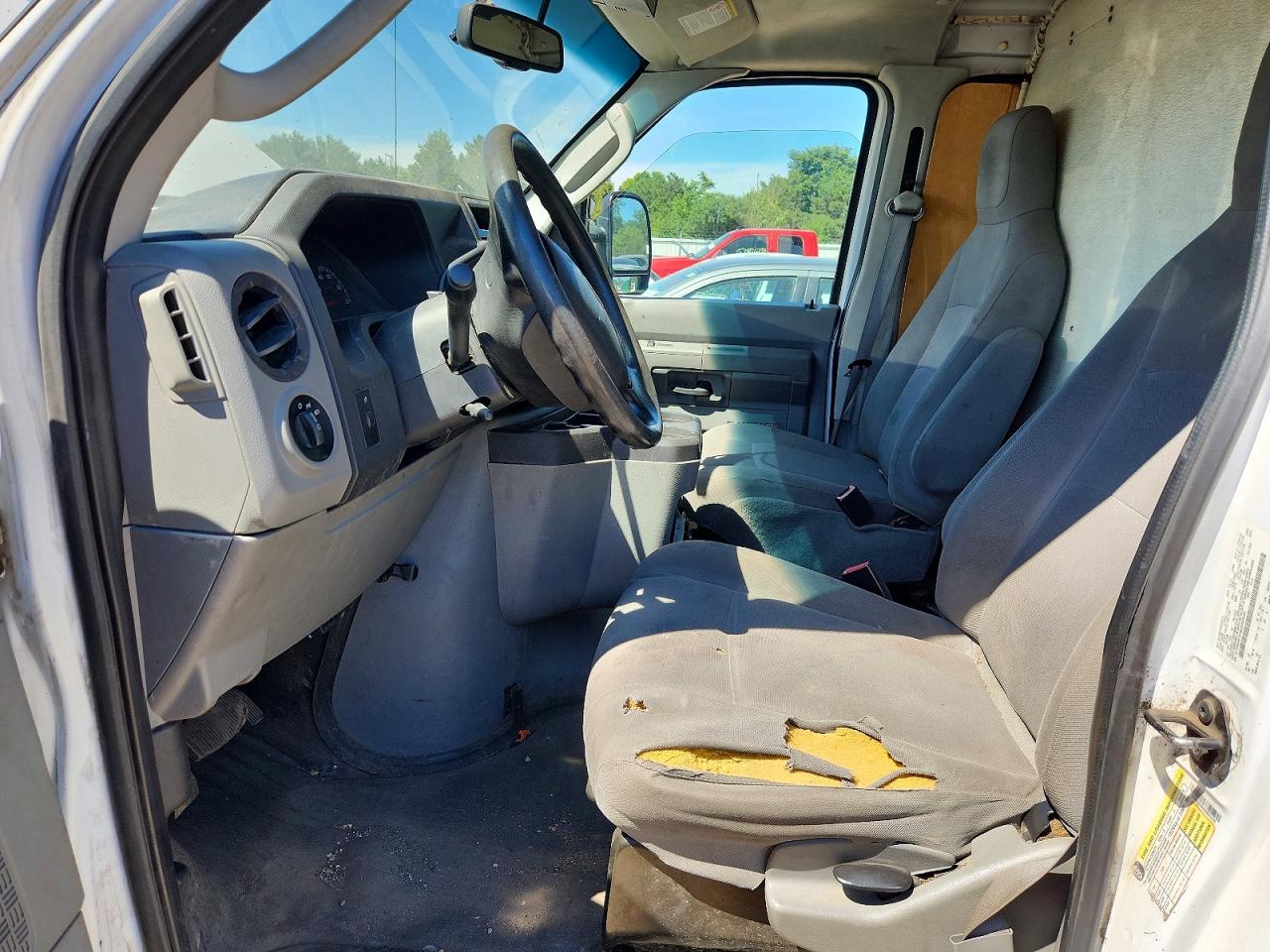 2013 Ford Econoline E250 Van White vin: 1FTNS2EW4DDB25235