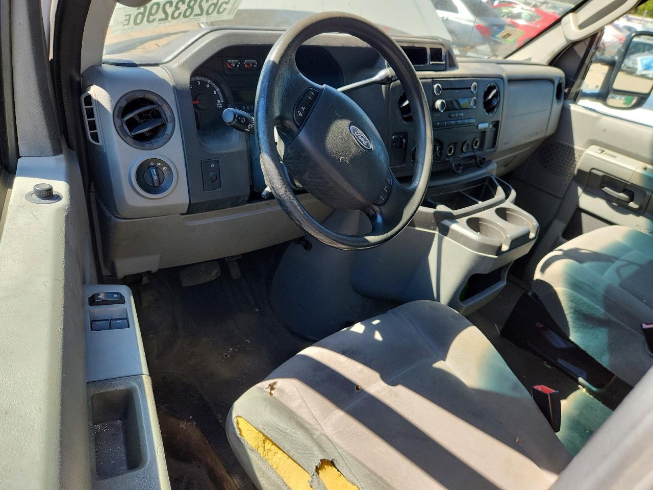 2013 Ford Econoline E250 Van White vin: 1FTNS2EW4DDB25235
