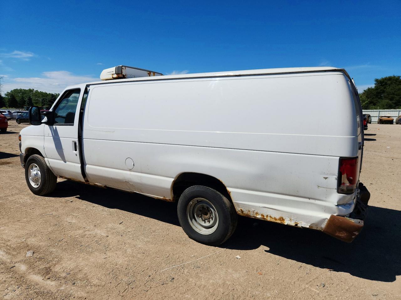2013 Ford Econoline E250 Van White vin: 1FTNS2EW4DDB25235