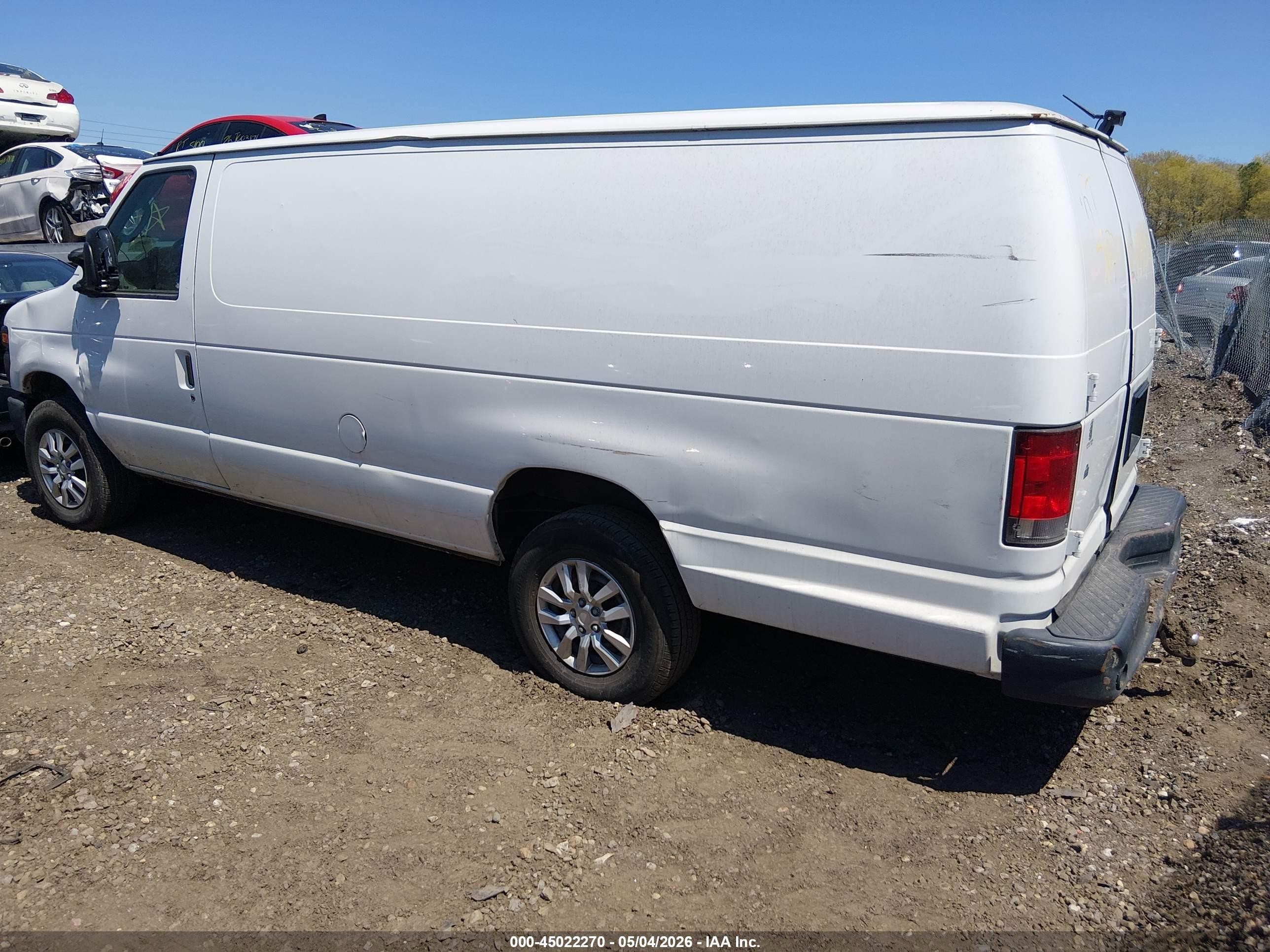 2013 Ford E-250 Commercial White vin: 1FTNS2EW4DDB29107