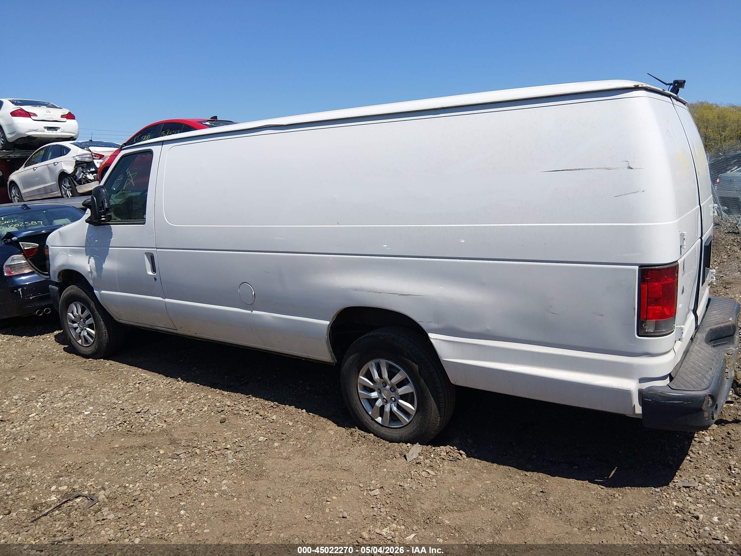 2013 Ford E-250 Commercial White vin: 1FTNS2EW4DDB29107
