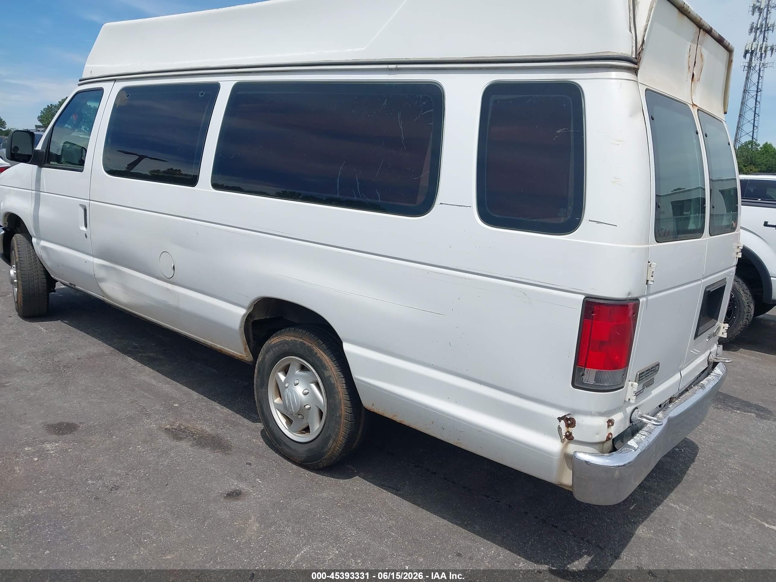 2014 Ford E-250 Commercial White vin: 1FTNS2EW4EDA65250
