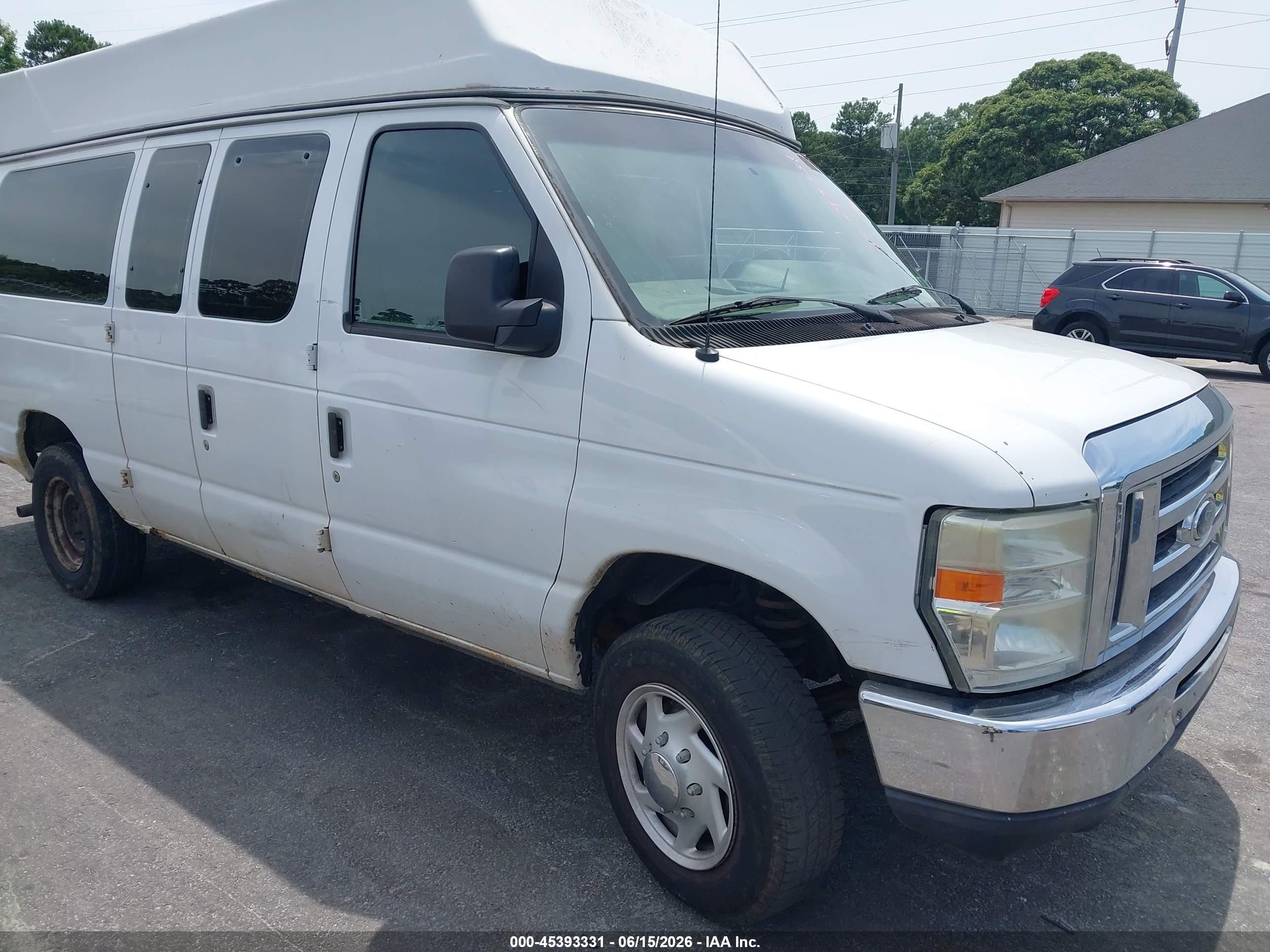 2014 Ford E-250 Commercial White vin: 1FTNS2EW4EDA65250