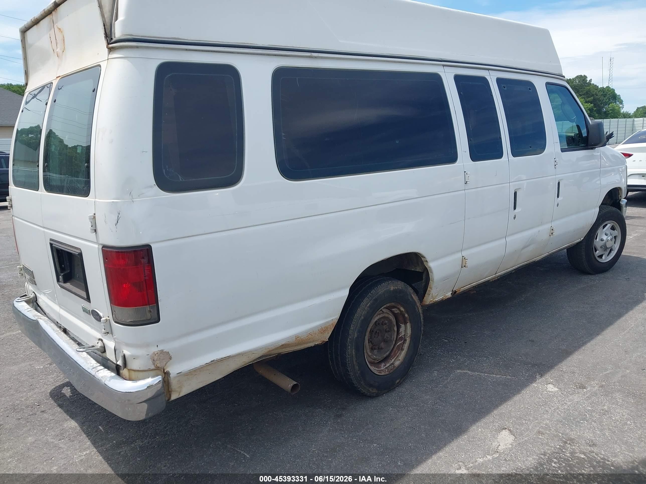 2014 Ford E-250 Commercial White vin: 1FTNS2EW4EDA65250