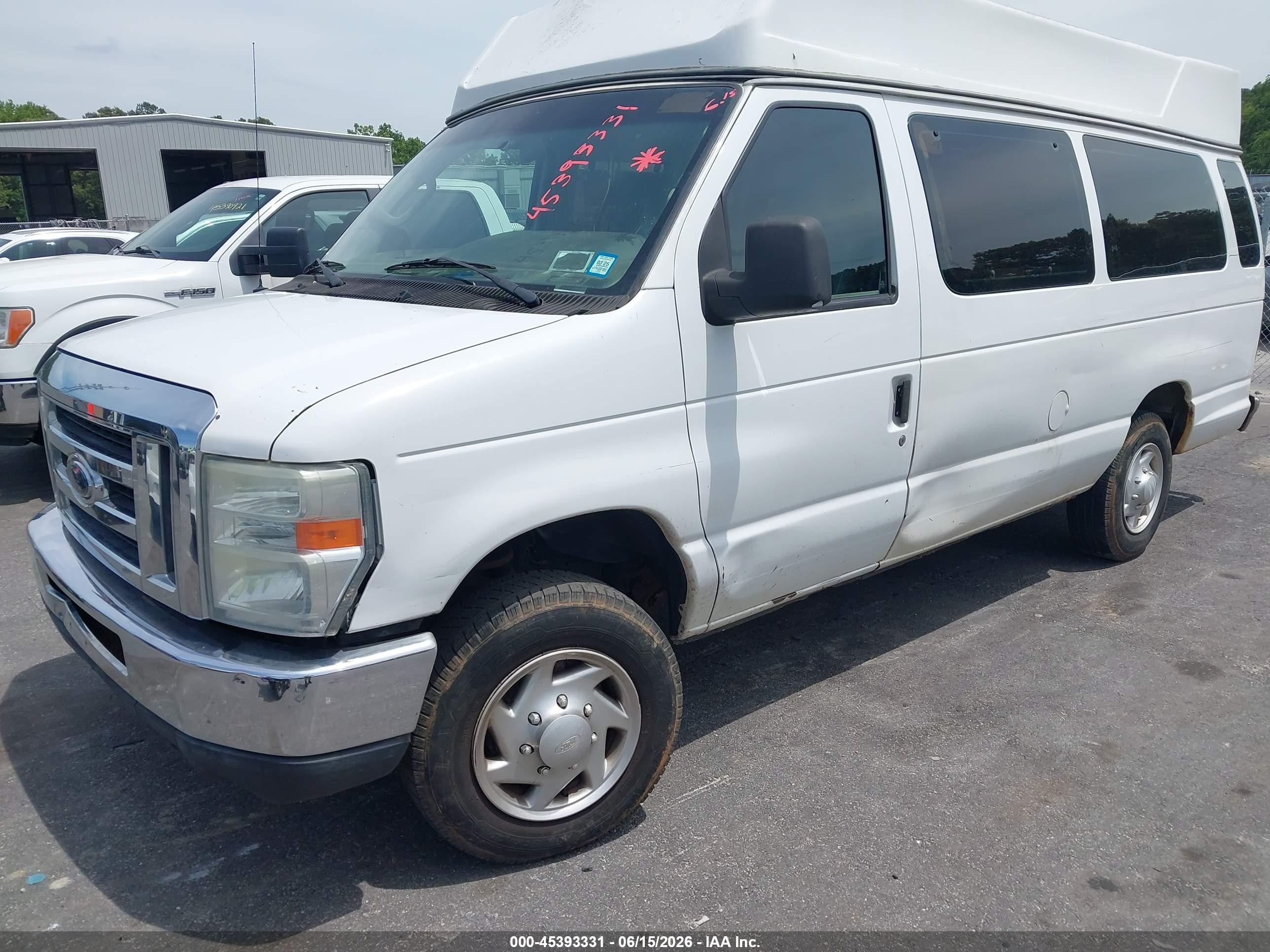 2014 Ford E-250 Commercial White vin: 1FTNS2EW4EDA65250