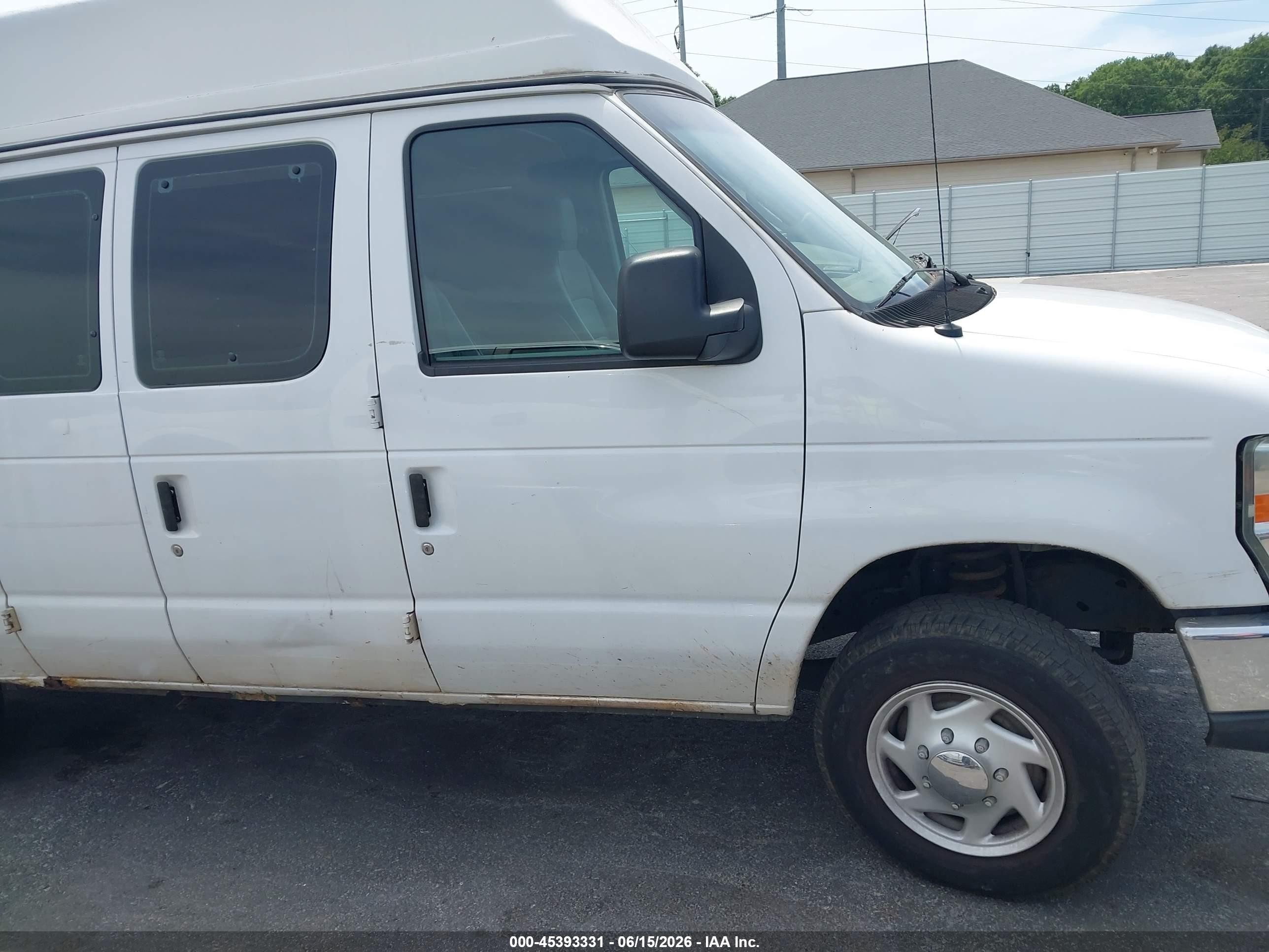 2014 Ford E-250 Commercial White vin: 1FTNS2EW4EDA65250