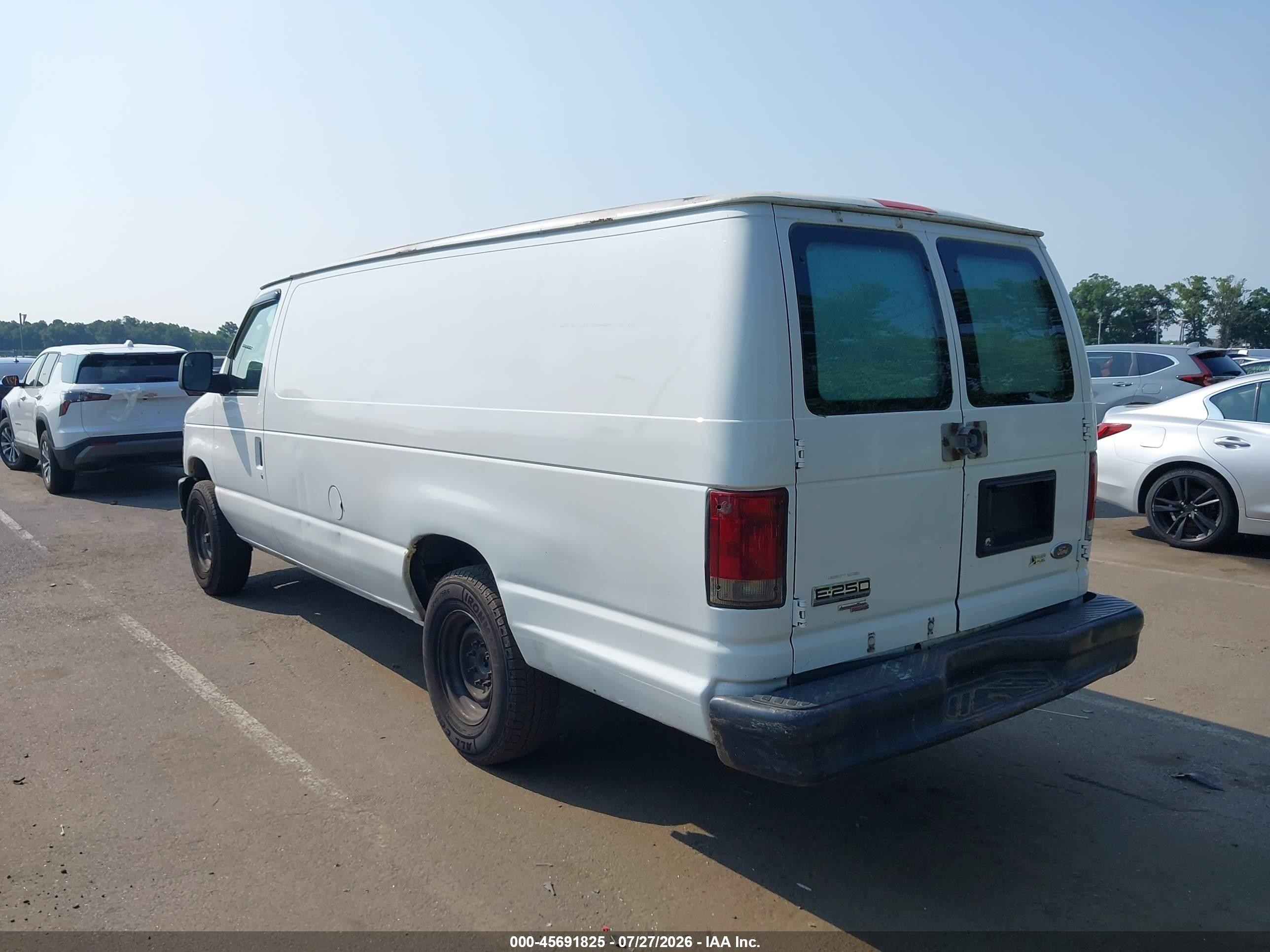 2012 Ford E-250 Commercial White vin: 1FTNS2EW5CDA35221