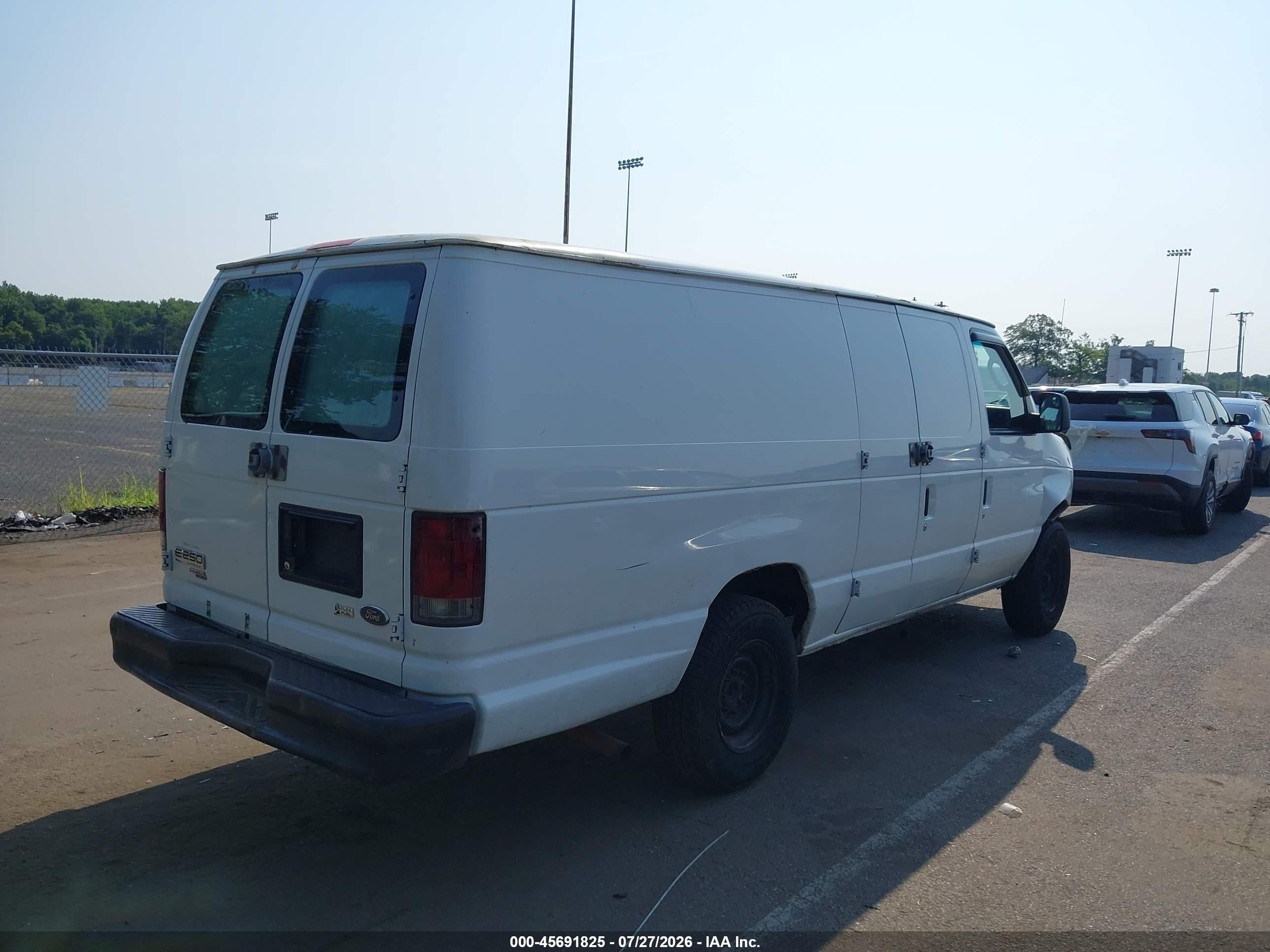 2012 Ford E-250 Commercial White vin: 1FTNS2EW5CDA35221