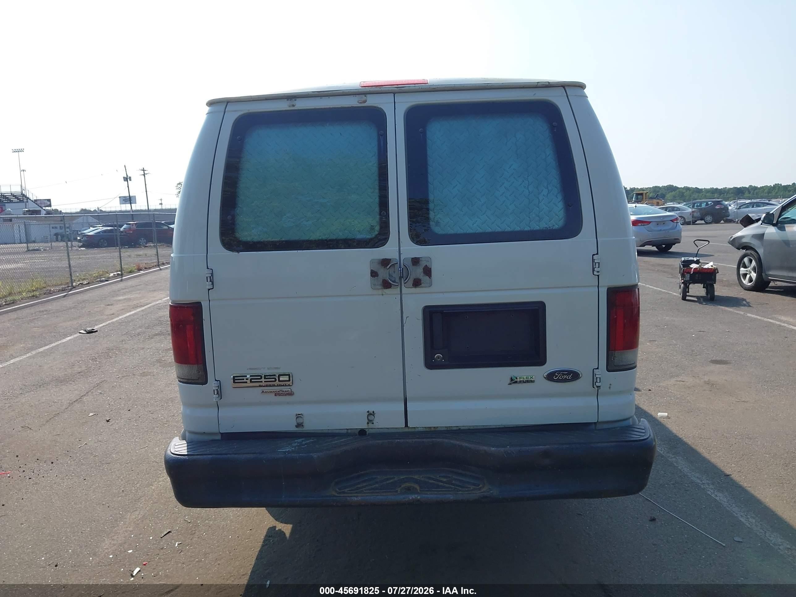 2012 Ford E-250 Commercial White vin: 1FTNS2EW5CDA35221