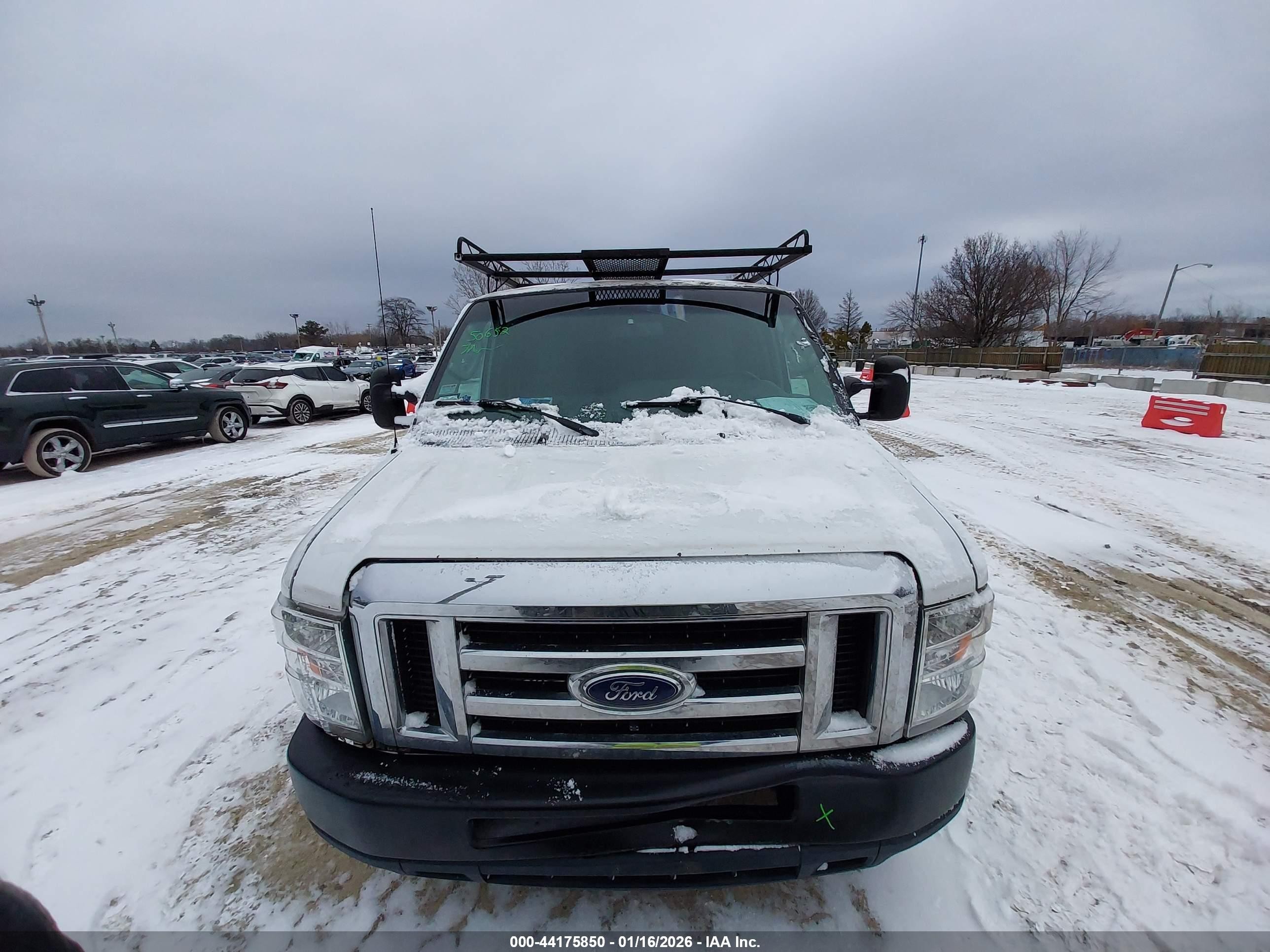 2010 Ford E-250 Commercial/recreational White vin: 1FTNS2EW6ADA01625