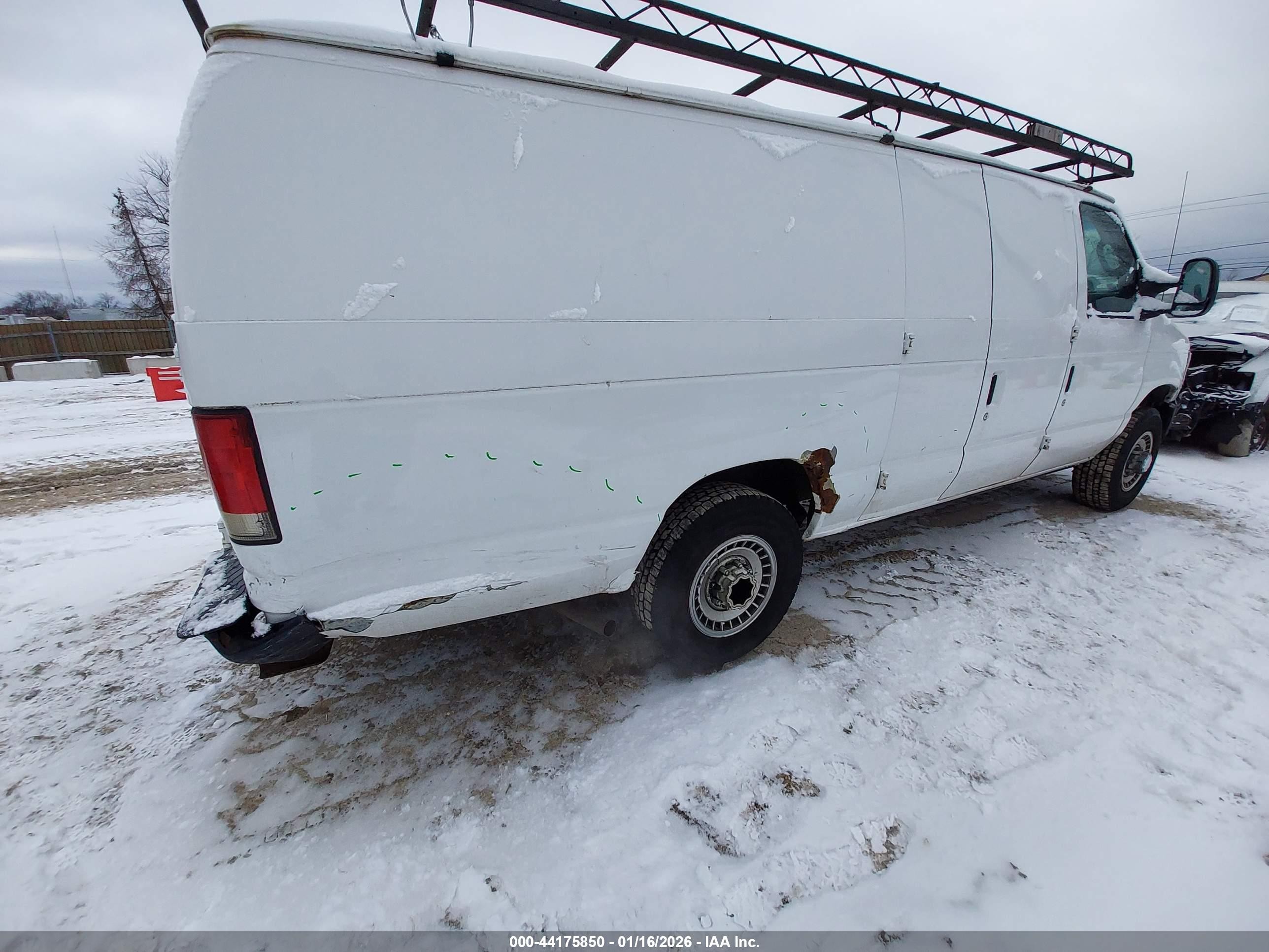 2010 Ford E-250 Commercial/recreational White vin: 1FTNS2EW6ADA01625