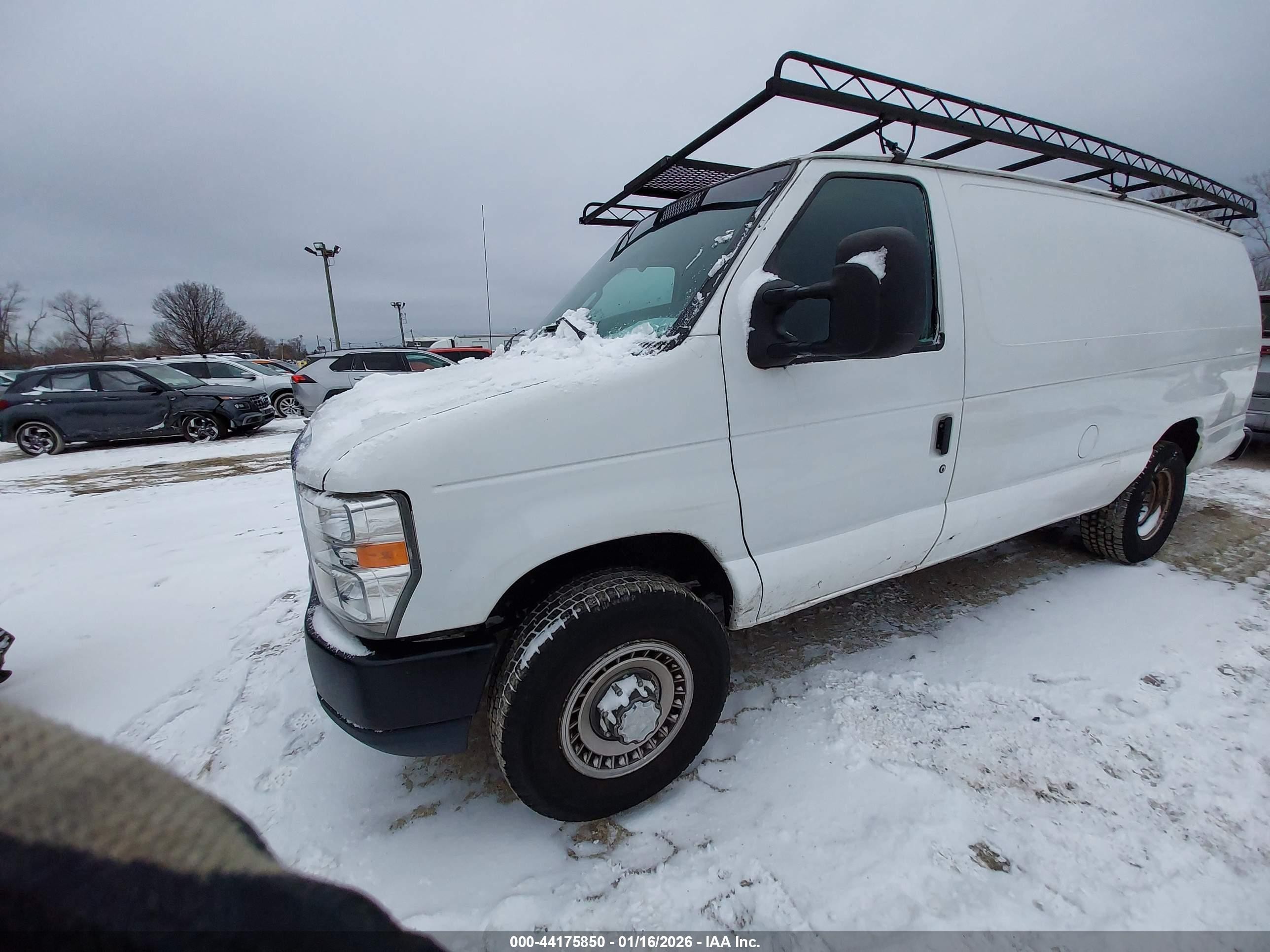 2010 Ford E-250 Commercial/recreational White vin: 1FTNS2EW6ADA01625