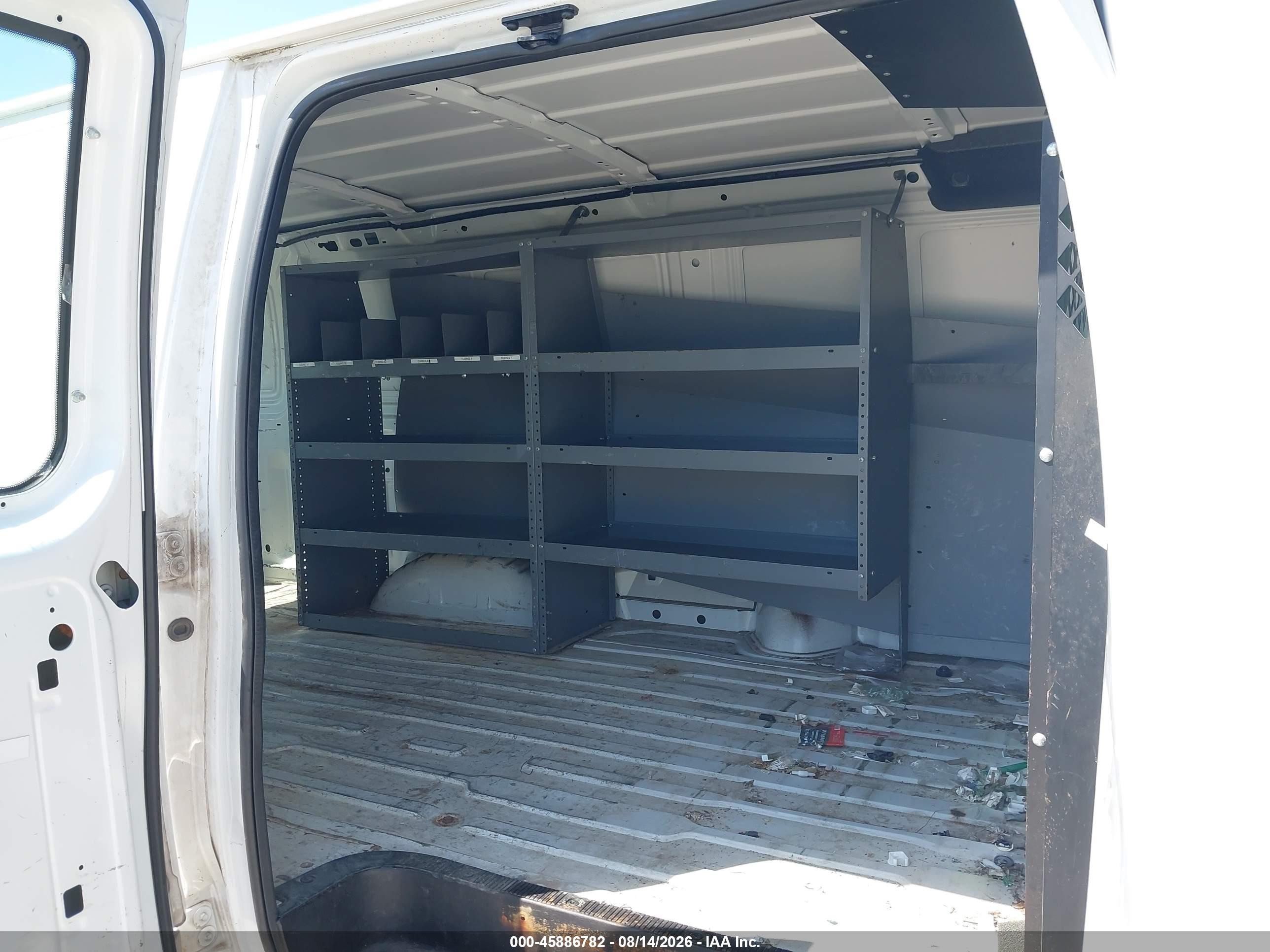 2010 Ford Econoline E250 Van White vin: 1FTNS2EW6ADA65003