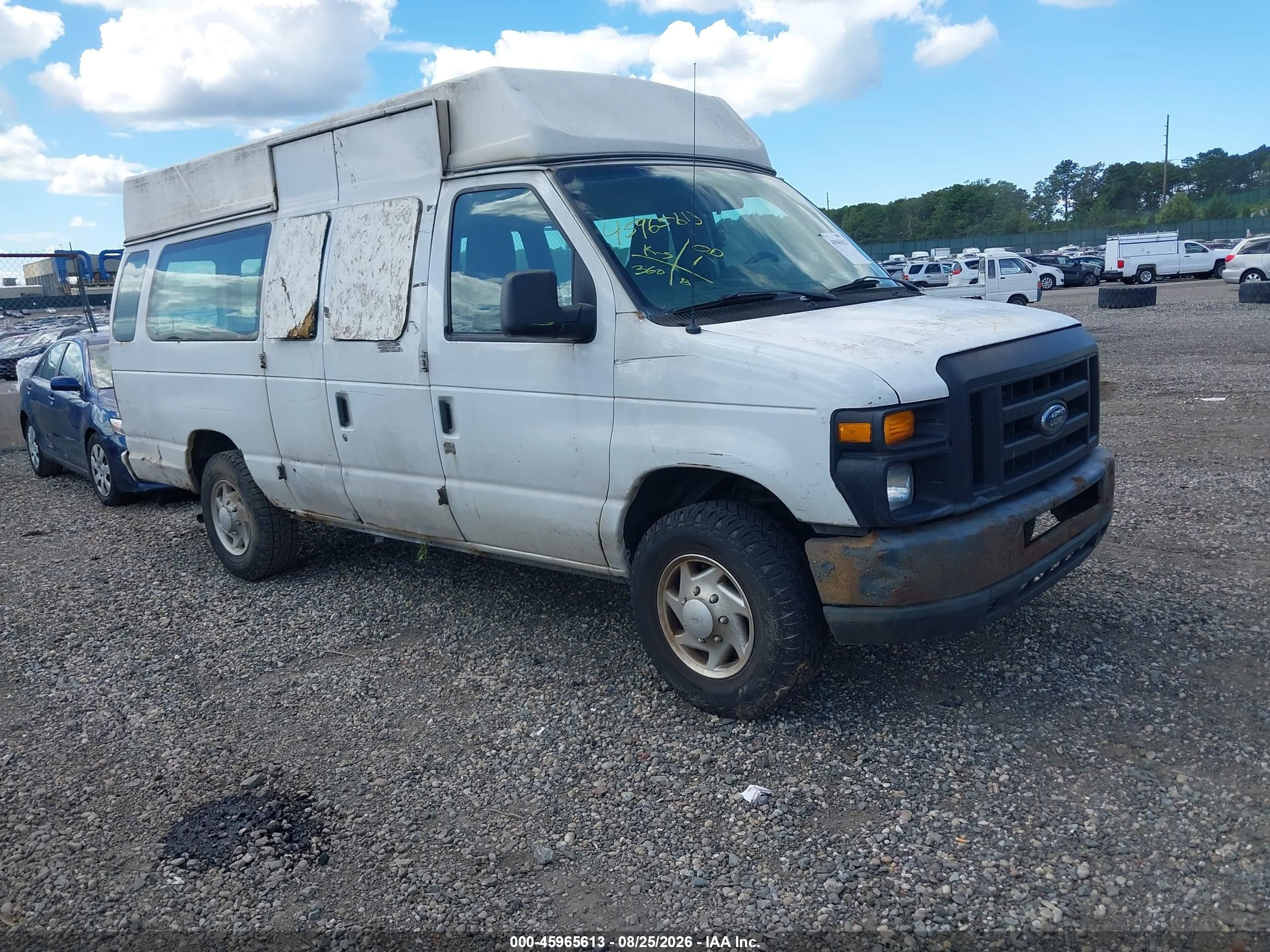 2013 Ford E-250 Commercial White vin: 1FTNS2EW6DDB22112