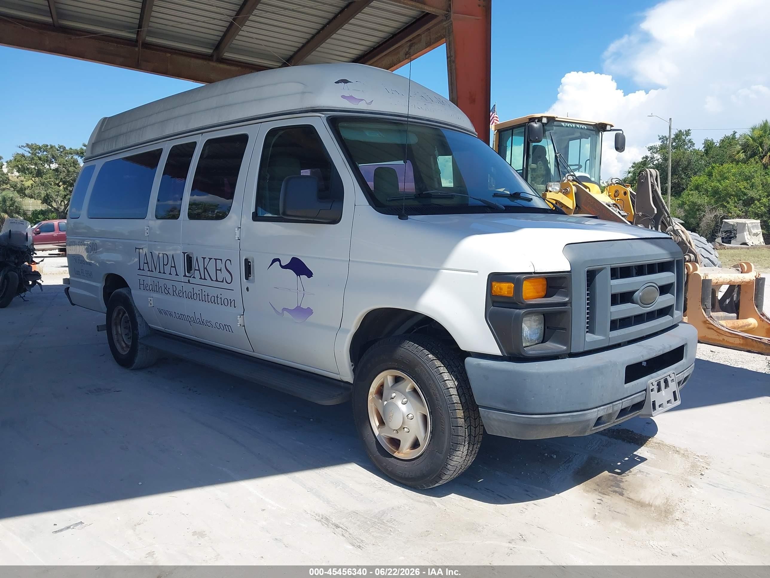 2014 Ford E-250 Commercial/recreational White vin: 1FTNS2EW6EDA59546