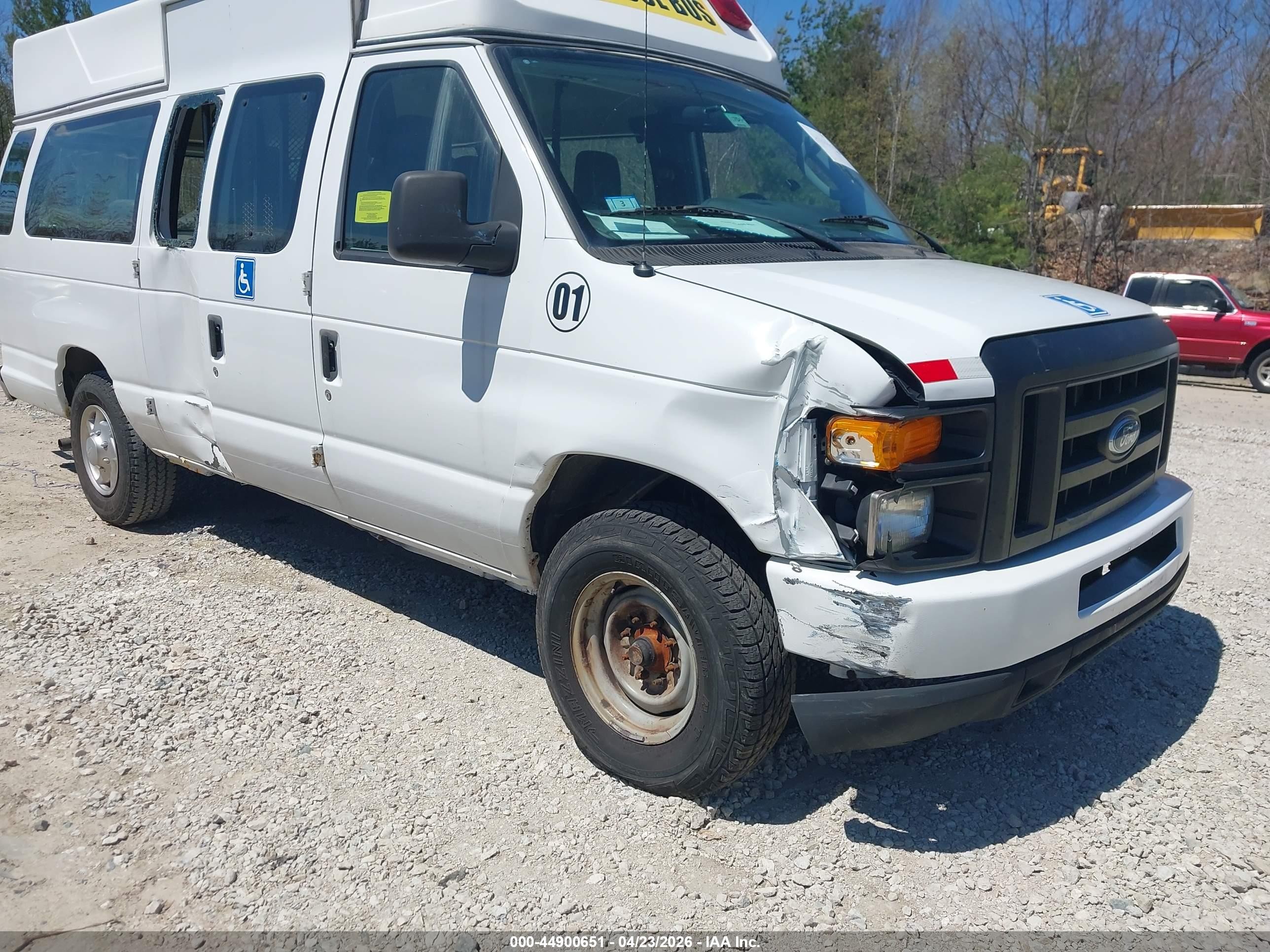 2012 Ford E-250 Commercial White vin: 1FTNS2EW8CDA86616