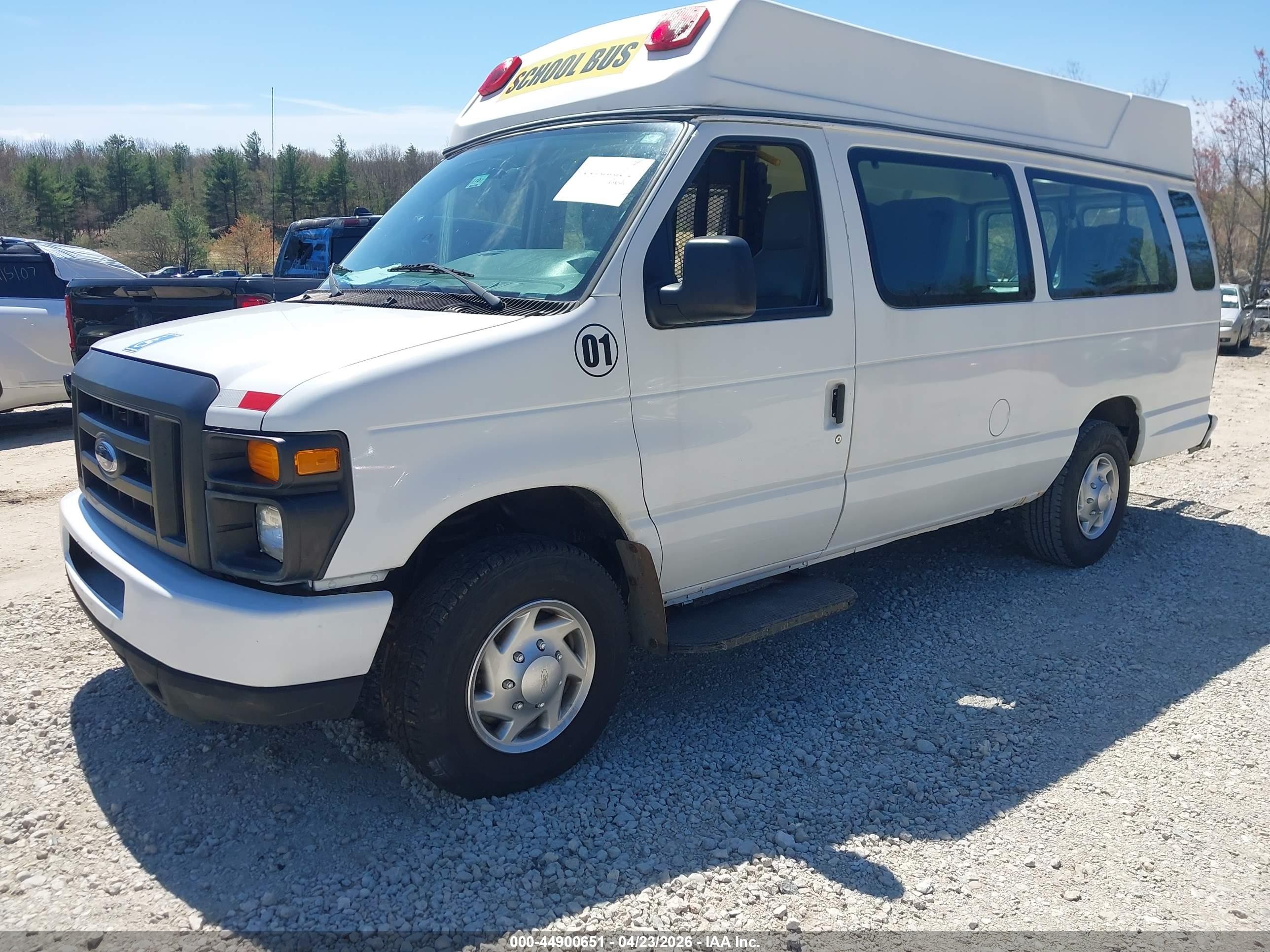 2012 Ford E-250 Commercial White vin: 1FTNS2EW8CDA86616