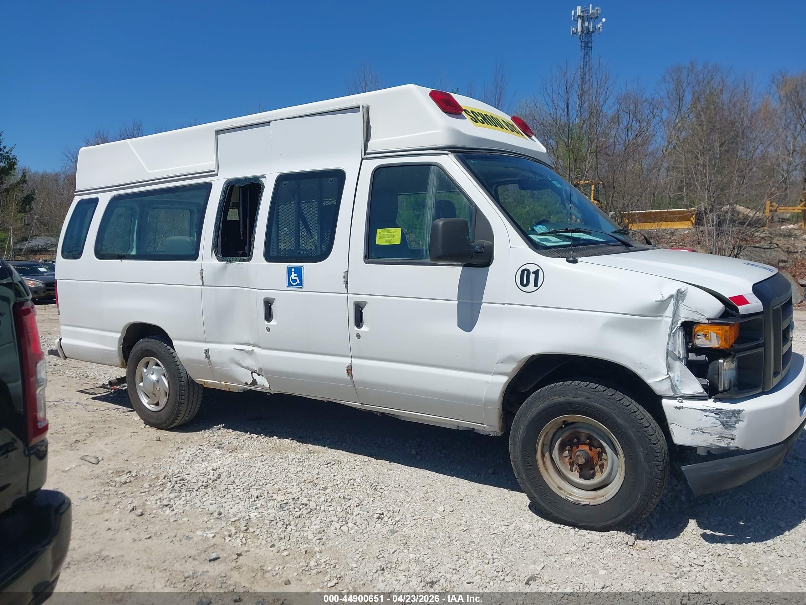 2012 Ford E-250 Commercial White vin: 1FTNS2EW8CDA86616