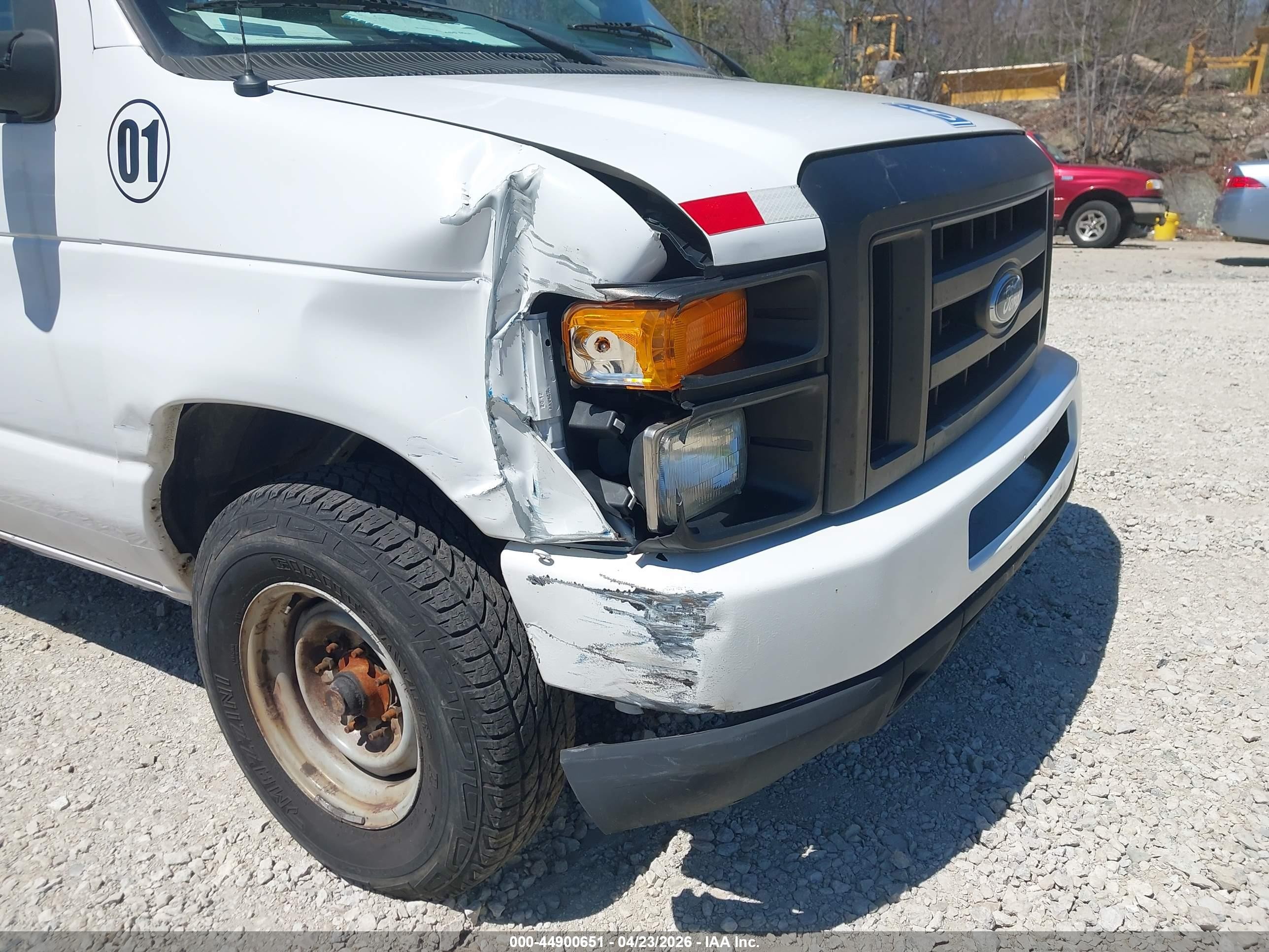 2012 Ford E-250 Commercial White vin: 1FTNS2EW8CDA86616