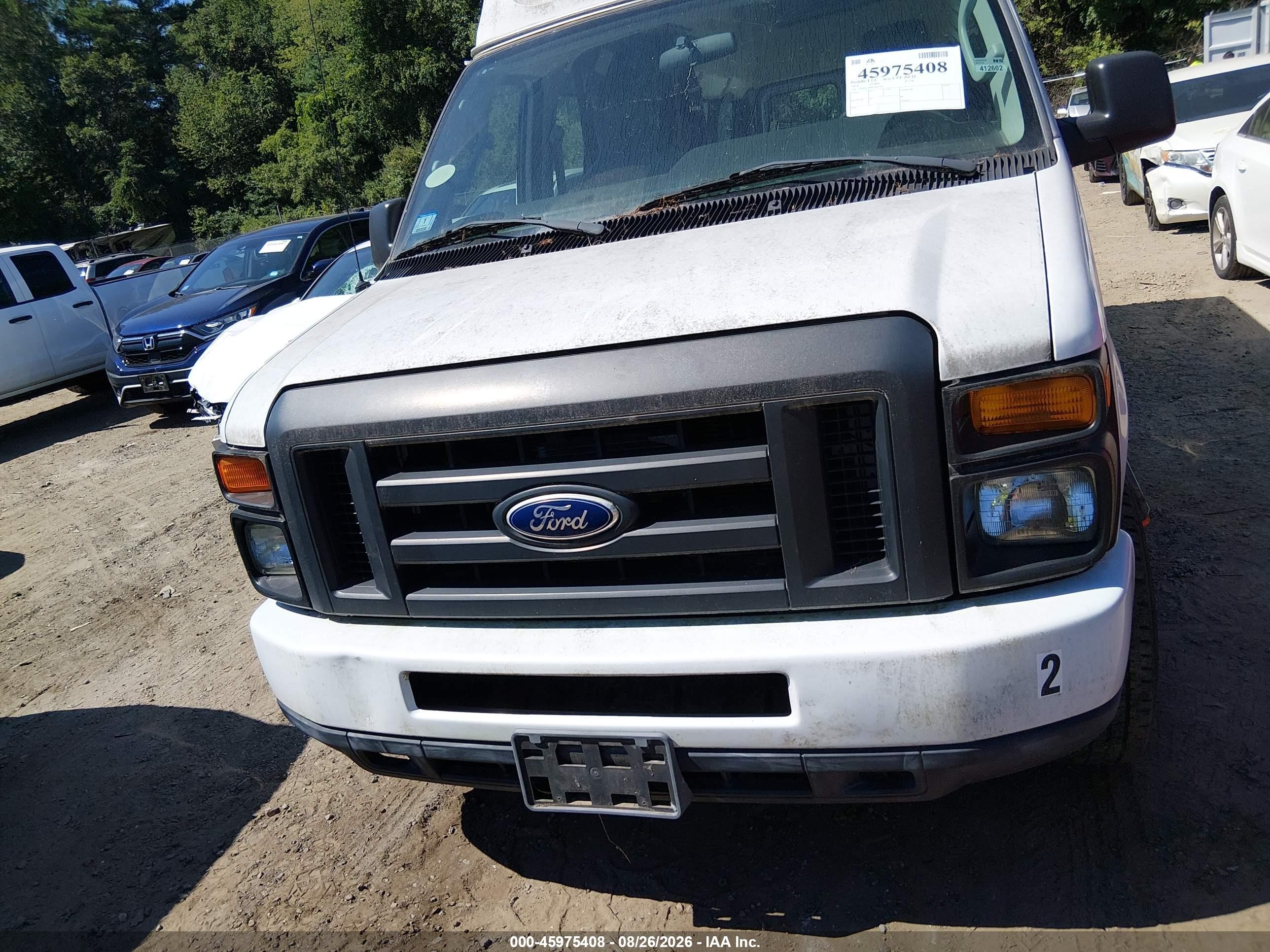 2014 Ford E-250 Commercial White vin: 1FTNS2EW8EDB19407