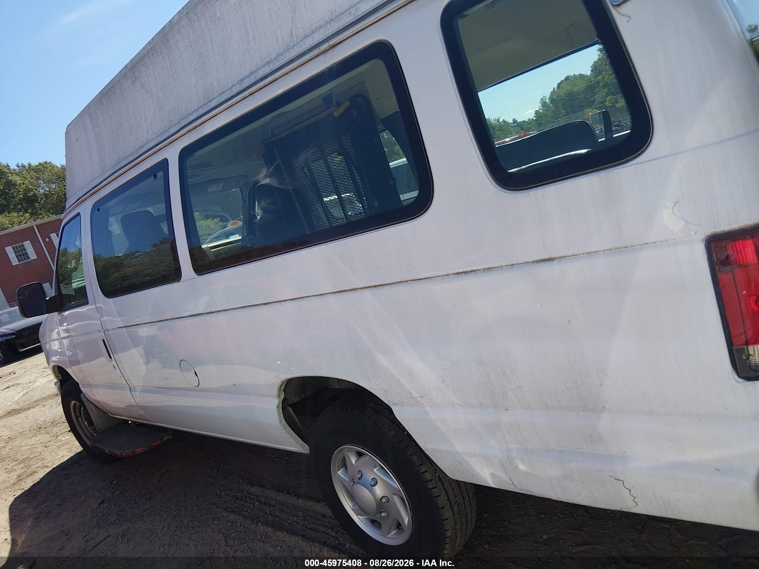 2014 Ford E-250 Commercial White vin: 1FTNS2EW8EDB19407