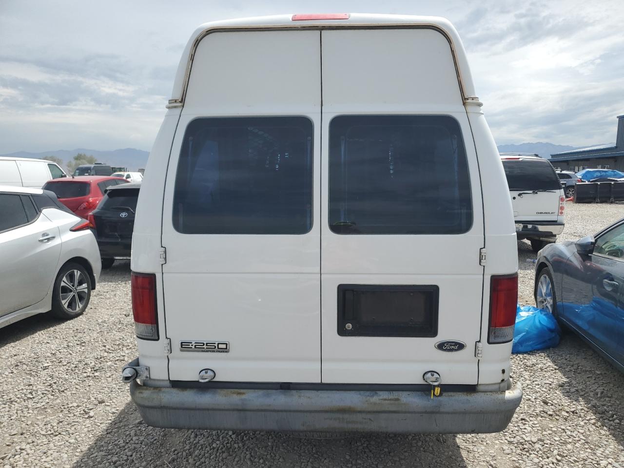 2010 Ford Econoline E250 Van White vin: 1FTNS2EW9ADA86394
