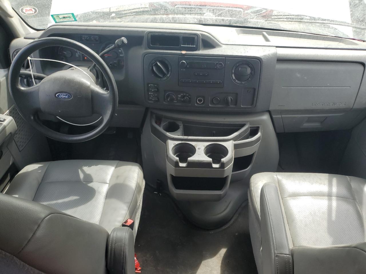 2010 Ford Econoline E250 Van White vin: 1FTNS2EW9ADA86394