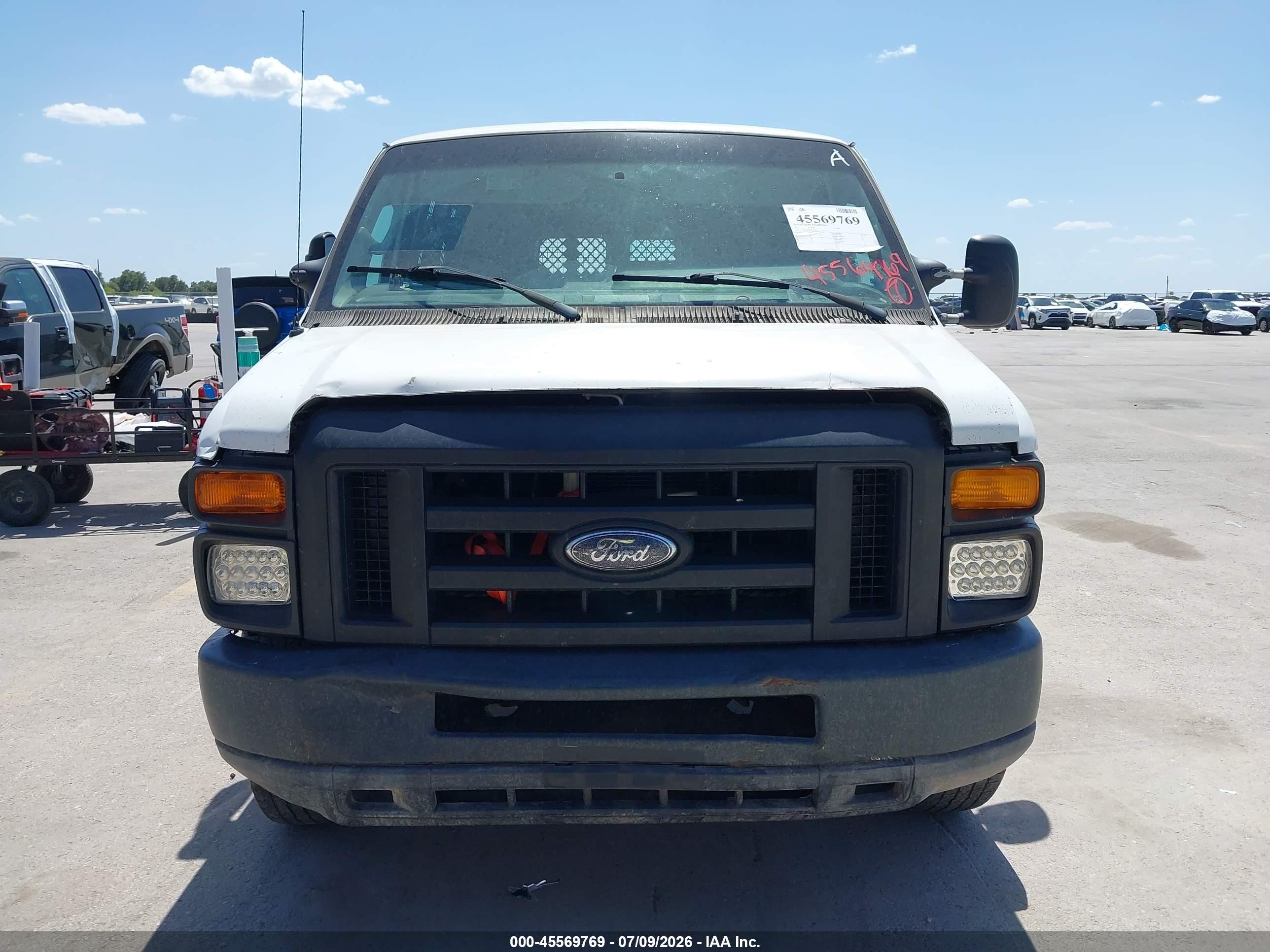 2011 Ford E-250 Commercial White vin: 1FTNS2EW9BDA90351
