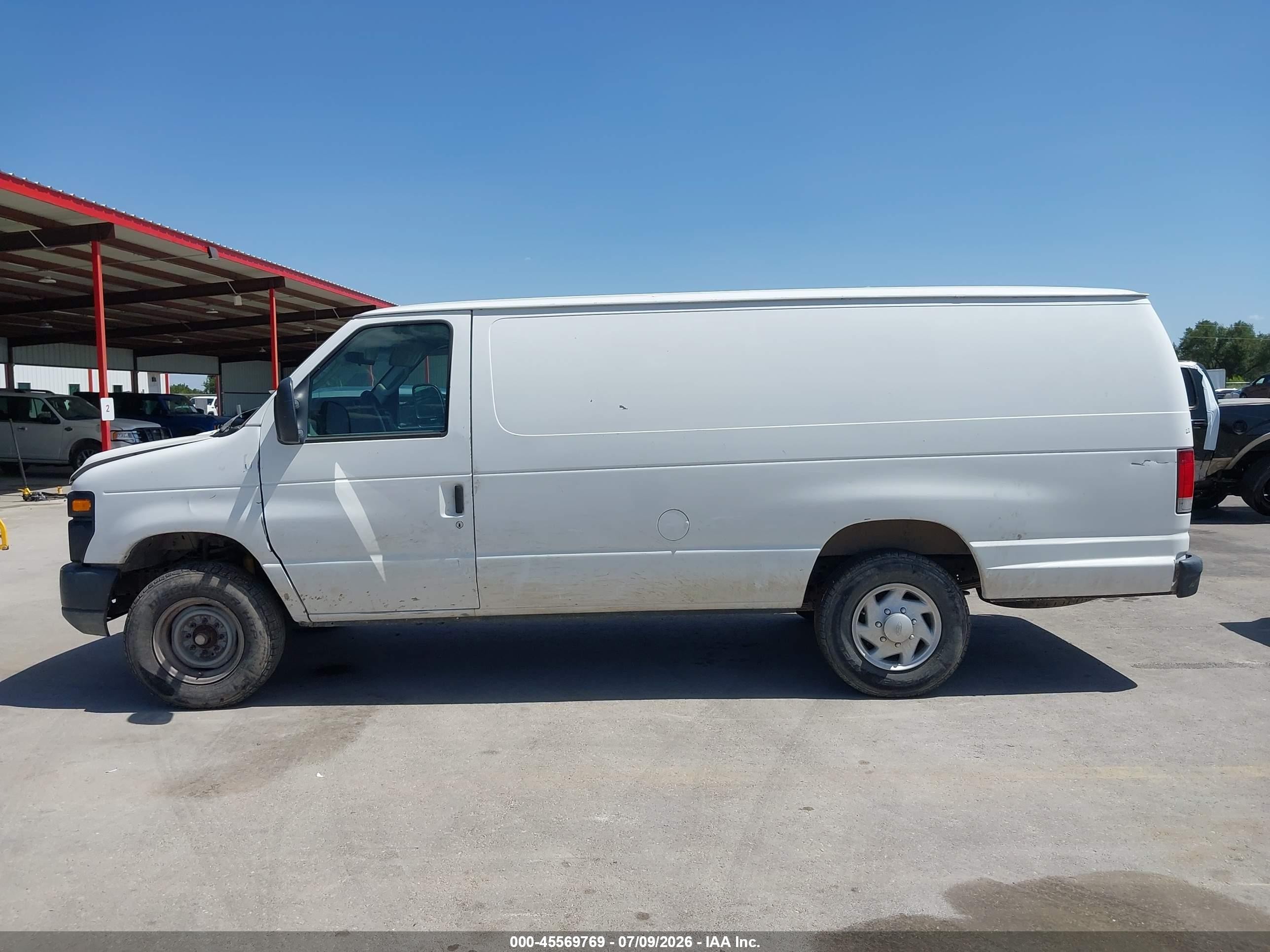 2011 Ford E-250 Commercial White vin: 1FTNS2EW9BDA90351