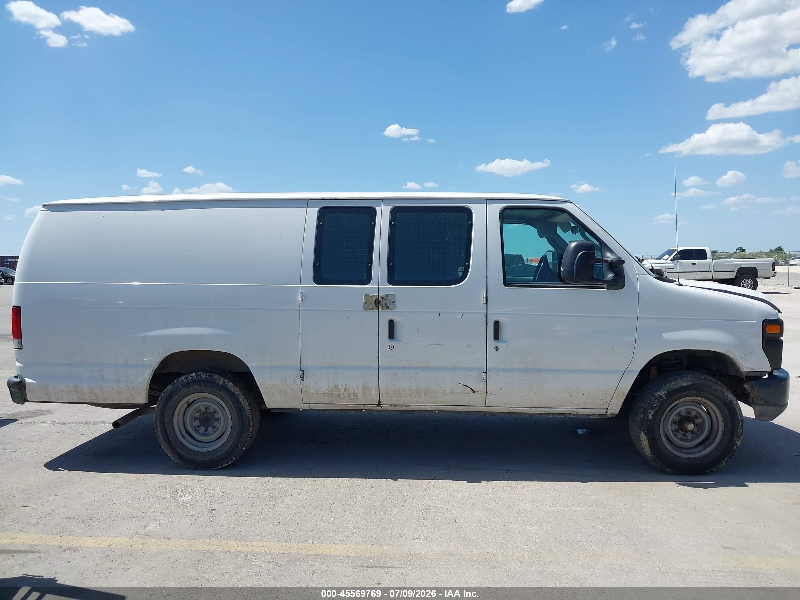 2011 Ford E-250 Commercial White vin: 1FTNS2EW9BDA90351