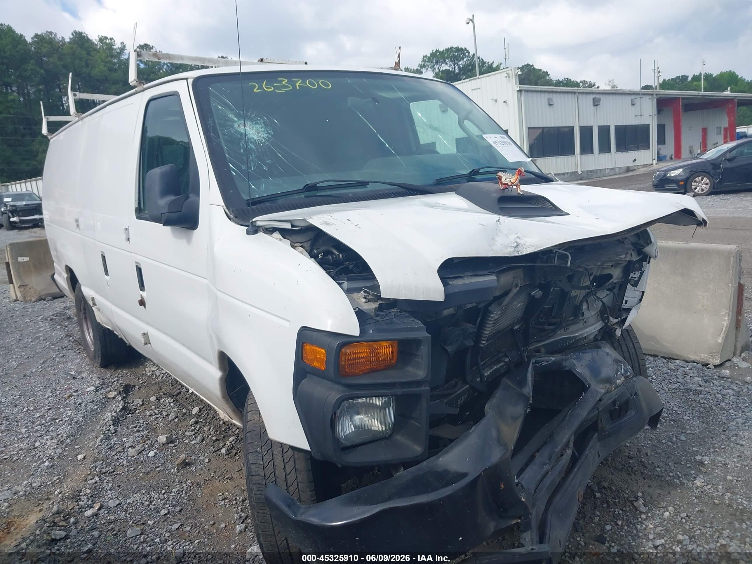 2012 Ford E-250 Commercial White vin: 1FTNS2EW9CDA04537
