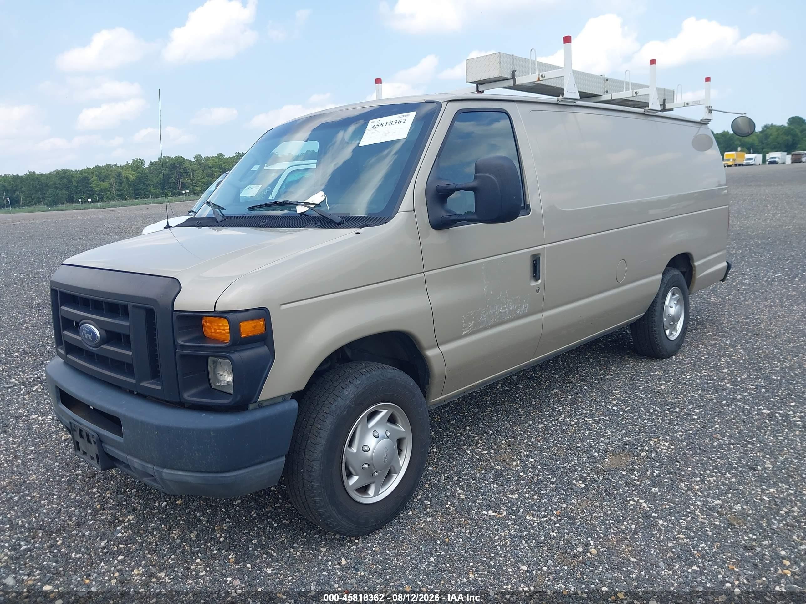 2010 Ford E-250 Commercial/recreational Beige vin: 1FTNS2EWXADA30836