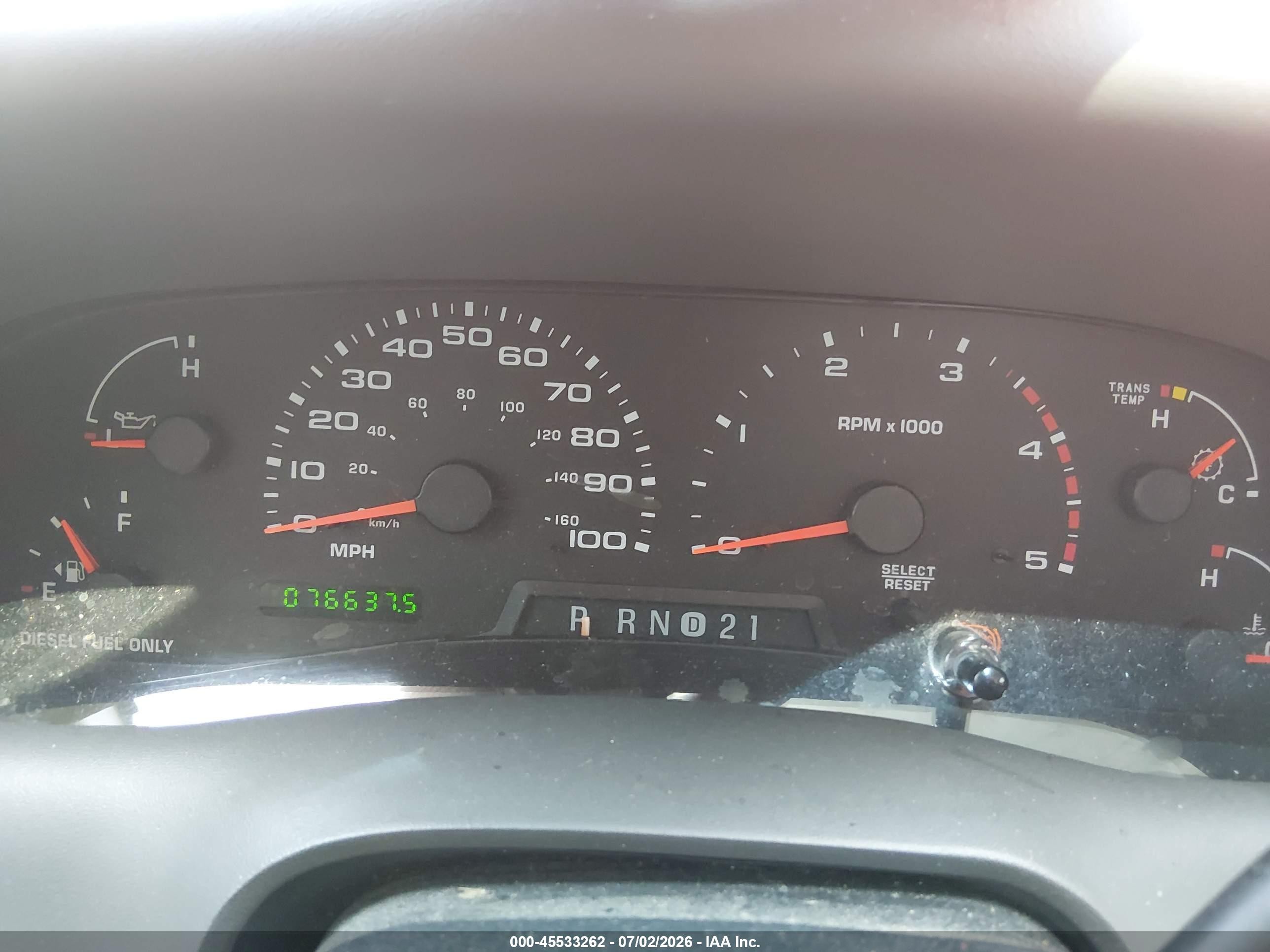 2002 Ford F-250 Lariat/xl/xlt Red vin: 1FTNW20F12EB26457