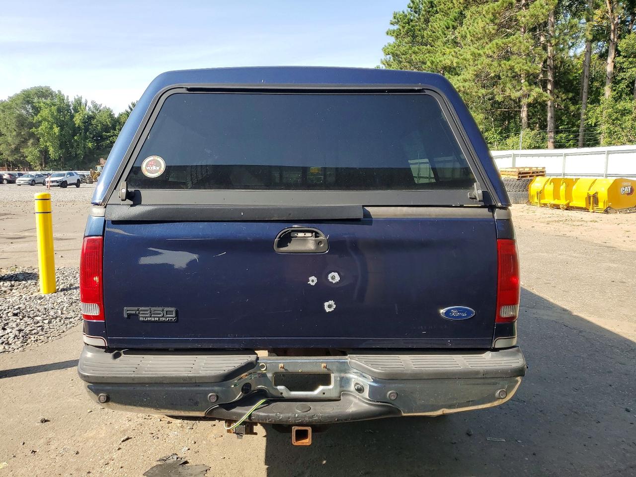 2001 Ford F250 Super Duty Blue vin: 1FTNW20F21ED60847