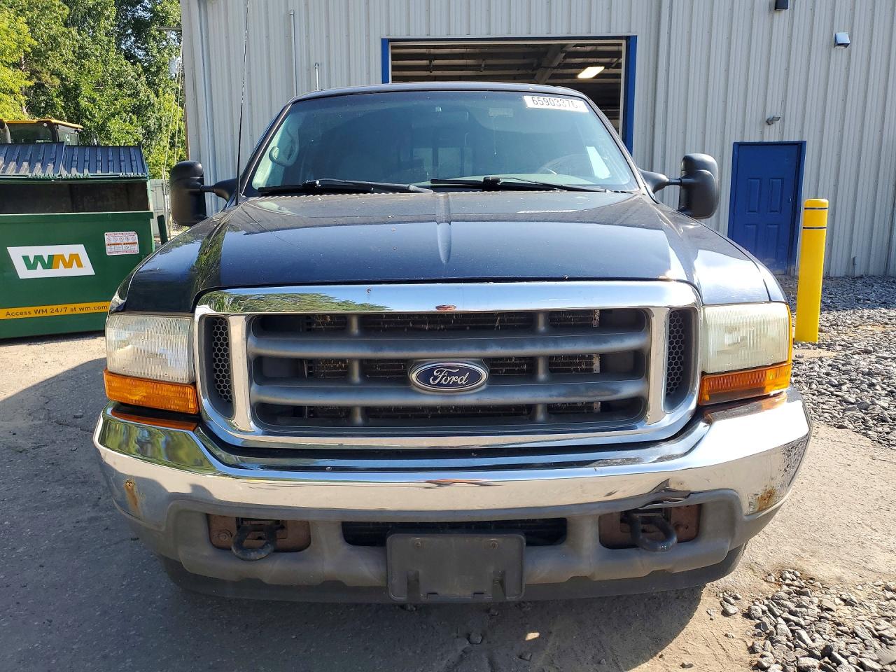 2001 Ford F250 Super Duty Blue vin: 1FTNW20F21ED60847