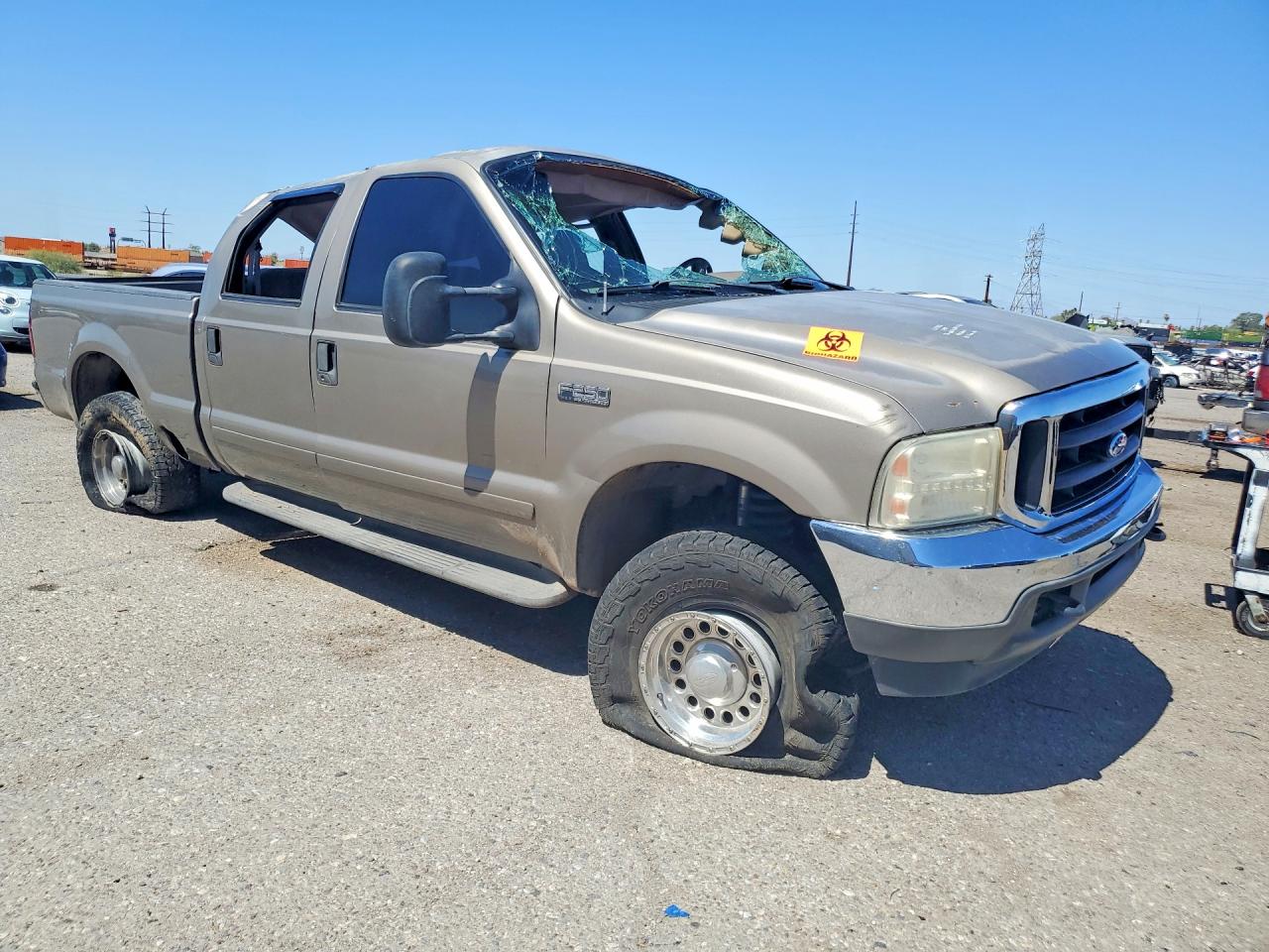 2002 Ford F250 Super Duty Brown vin: 1FTNW20F22EC74407