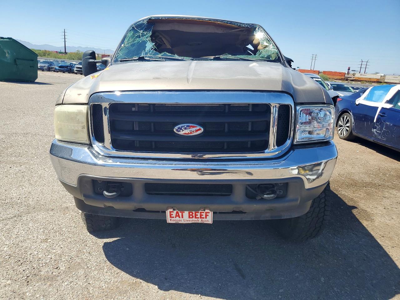 2002 Ford F250 Super Duty Brown vin: 1FTNW20F22EC74407