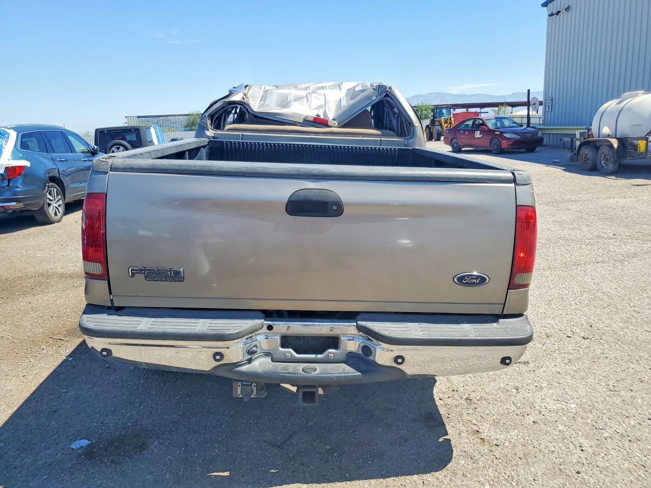 2002 Ford F250 Super Duty Brown vin: 1FTNW20F22EC74407