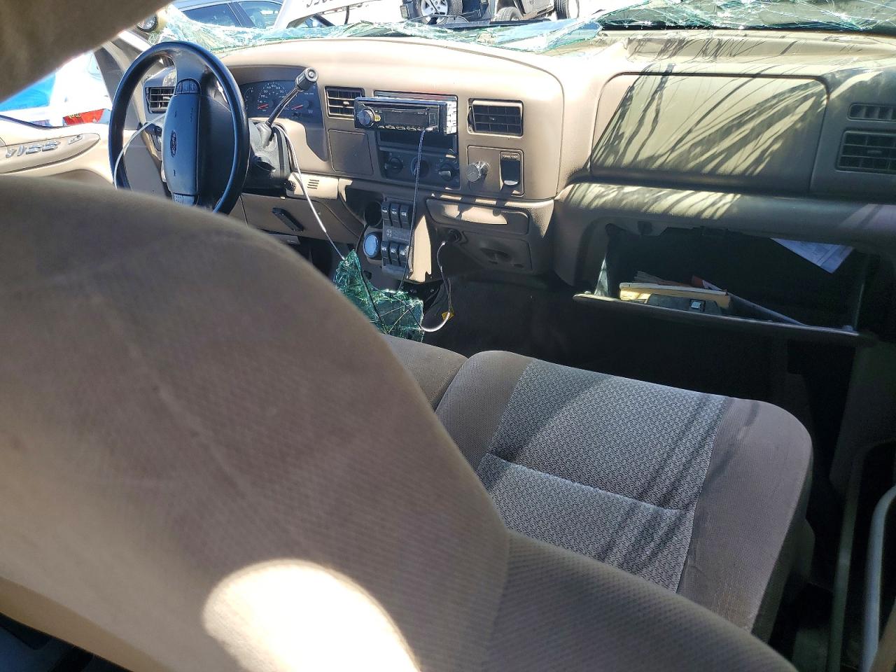 2002 Ford F250 Super Duty Brown vin: 1FTNW20F22EC74407