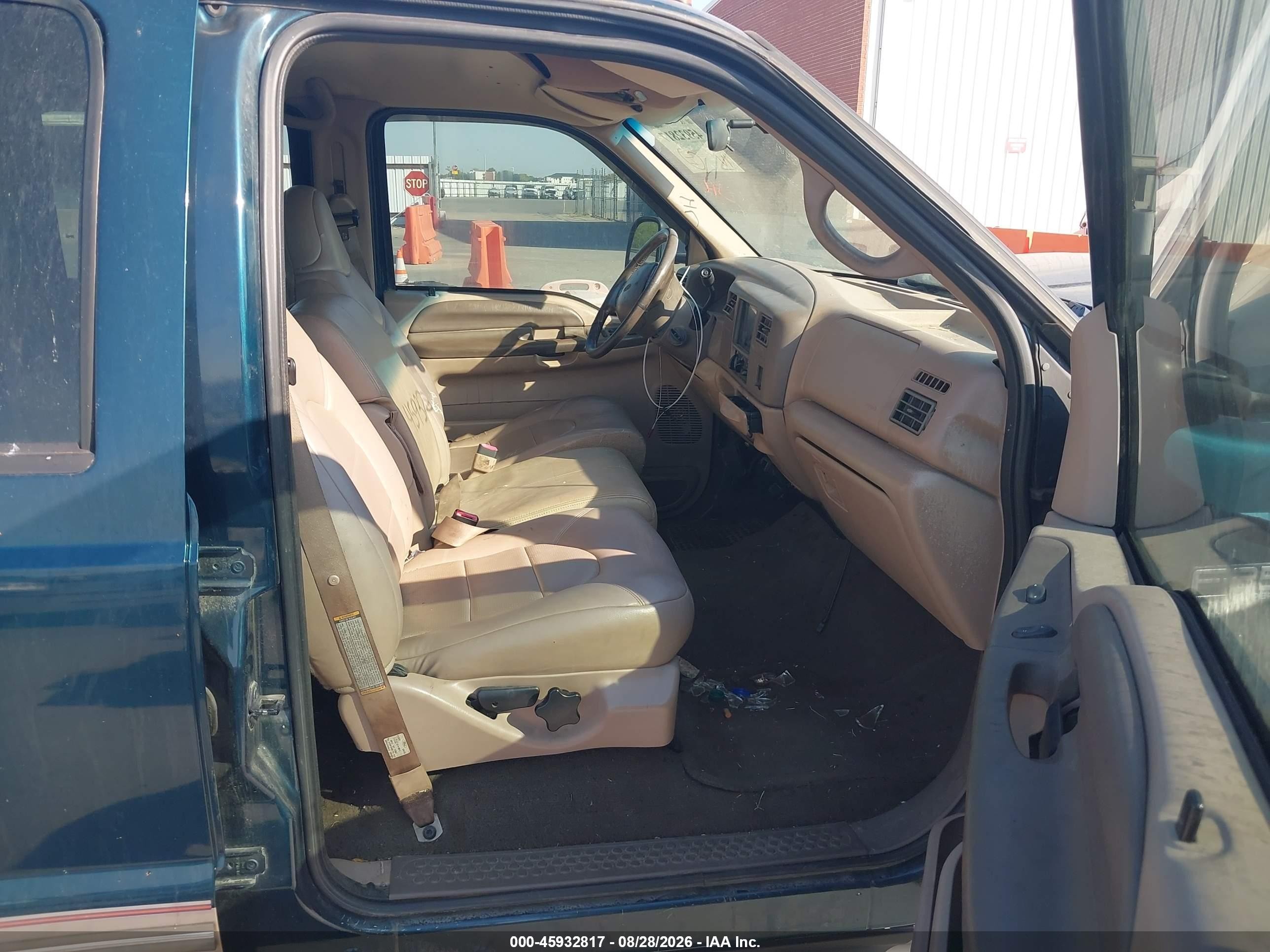 1999 Ford F-250 Lariat/xl/xlt Teal vin: 1FTNW20F2XEB70927