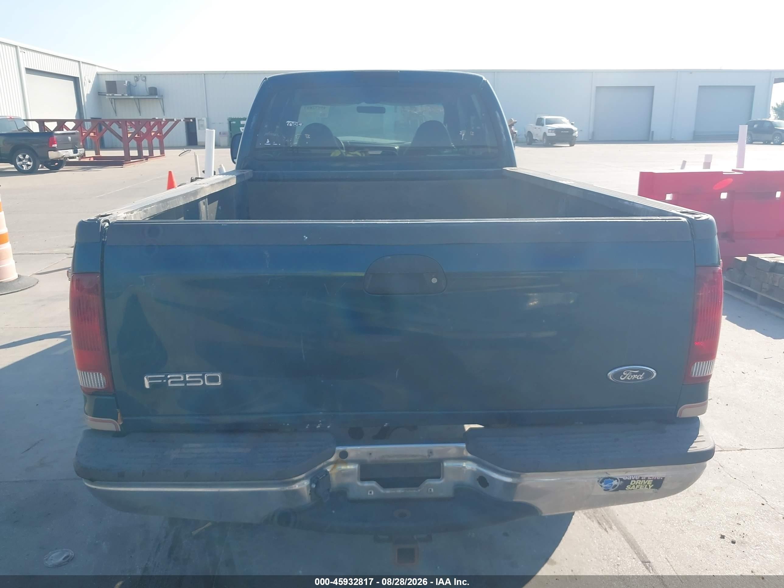 1999 Ford F-250 Lariat/xl/xlt Teal vin: 1FTNW20F2XEB70927