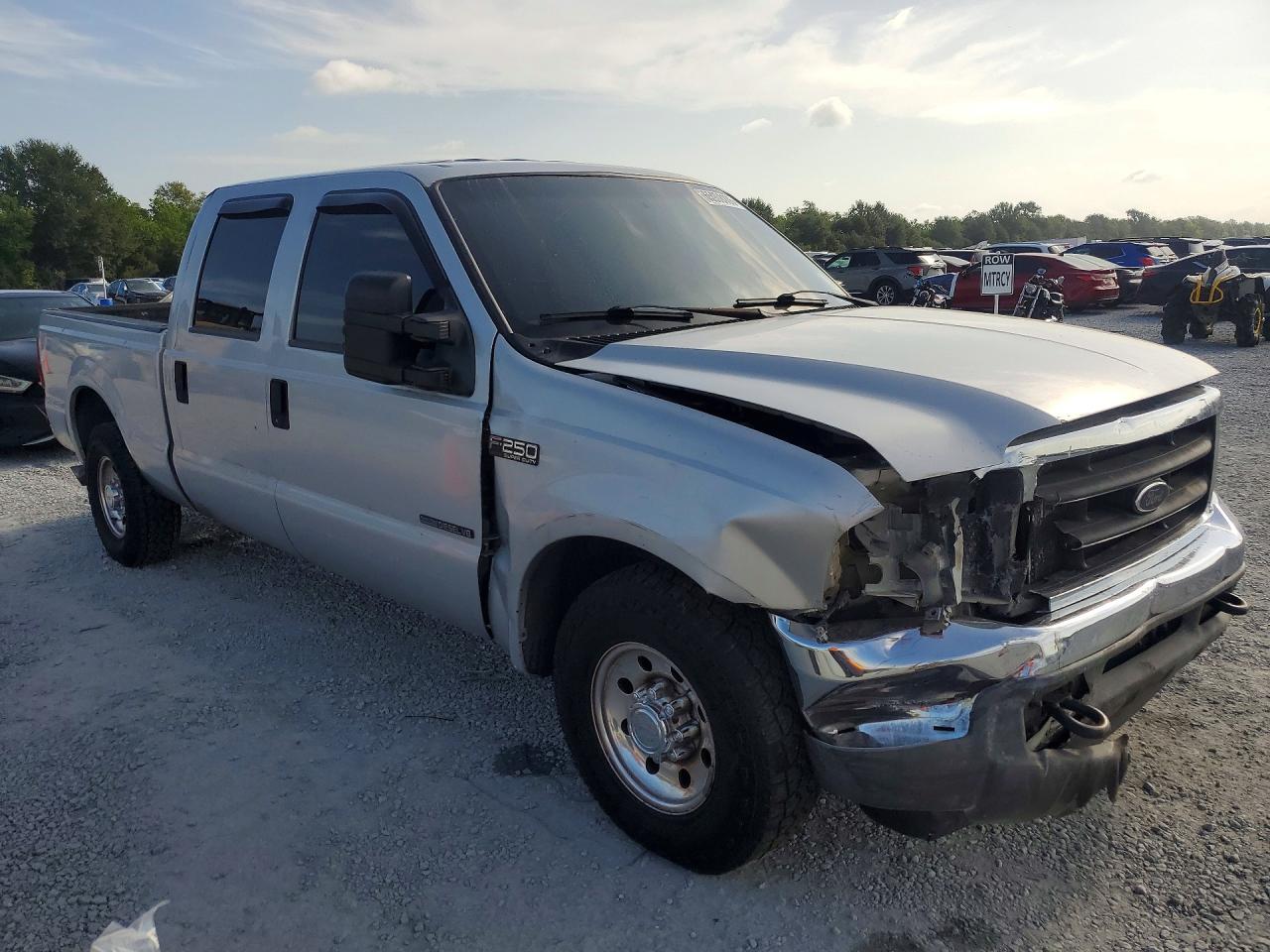 2001 Ford F250 Super Duty Silver vin: 1FTNW20F41EC88906