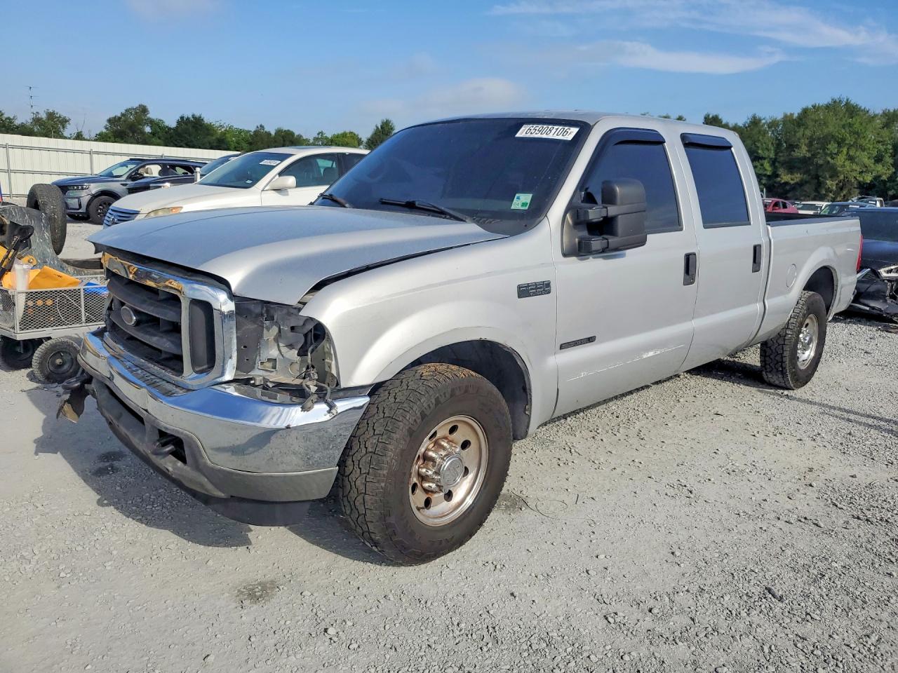 2001 Ford F250 Super Duty Silver vin: 1FTNW20F41EC88906