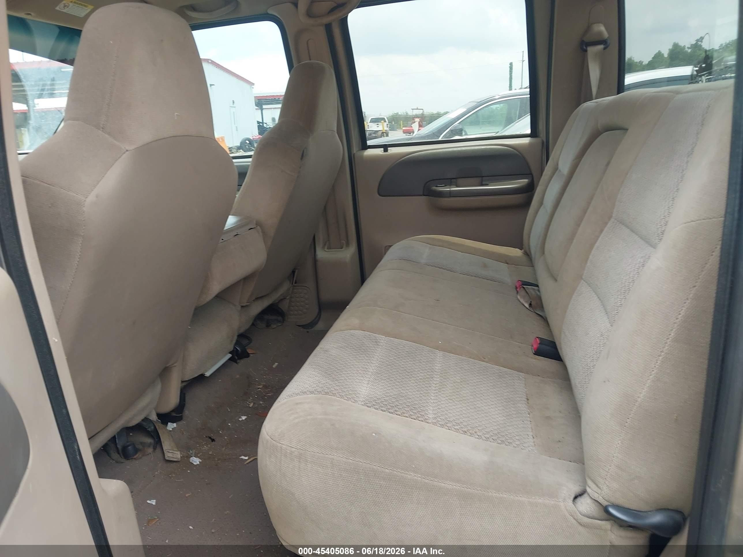 2003 Ford F-250 Lariat/xl/xlt Tan vin: 1FTNW20F43EA39735