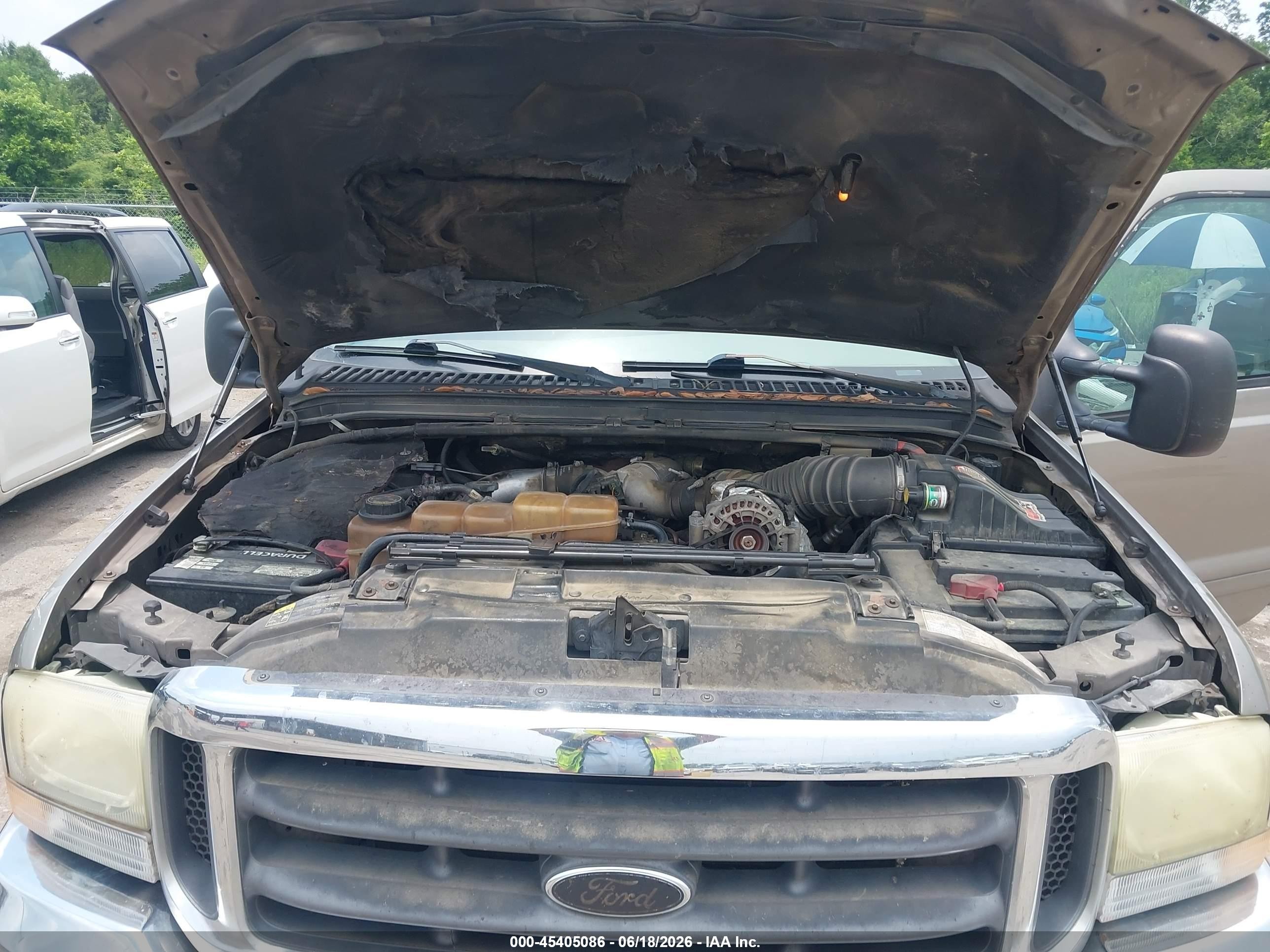 2003 Ford F-250 Lariat/xl/xlt Tan vin: 1FTNW20F43EA39735