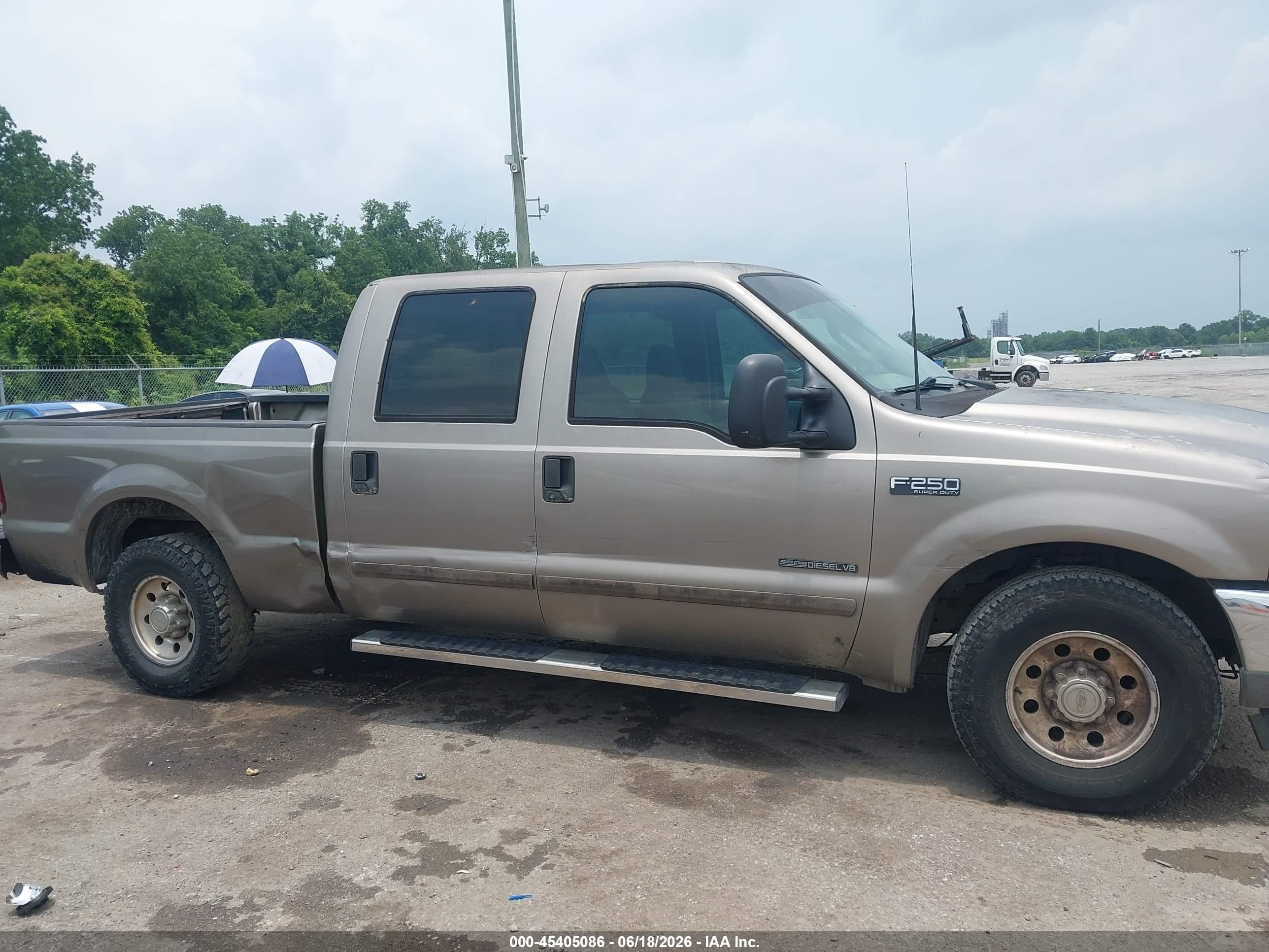 2003 Ford F-250 Lariat/xl/xlt Tan vin: 1FTNW20F43EA39735