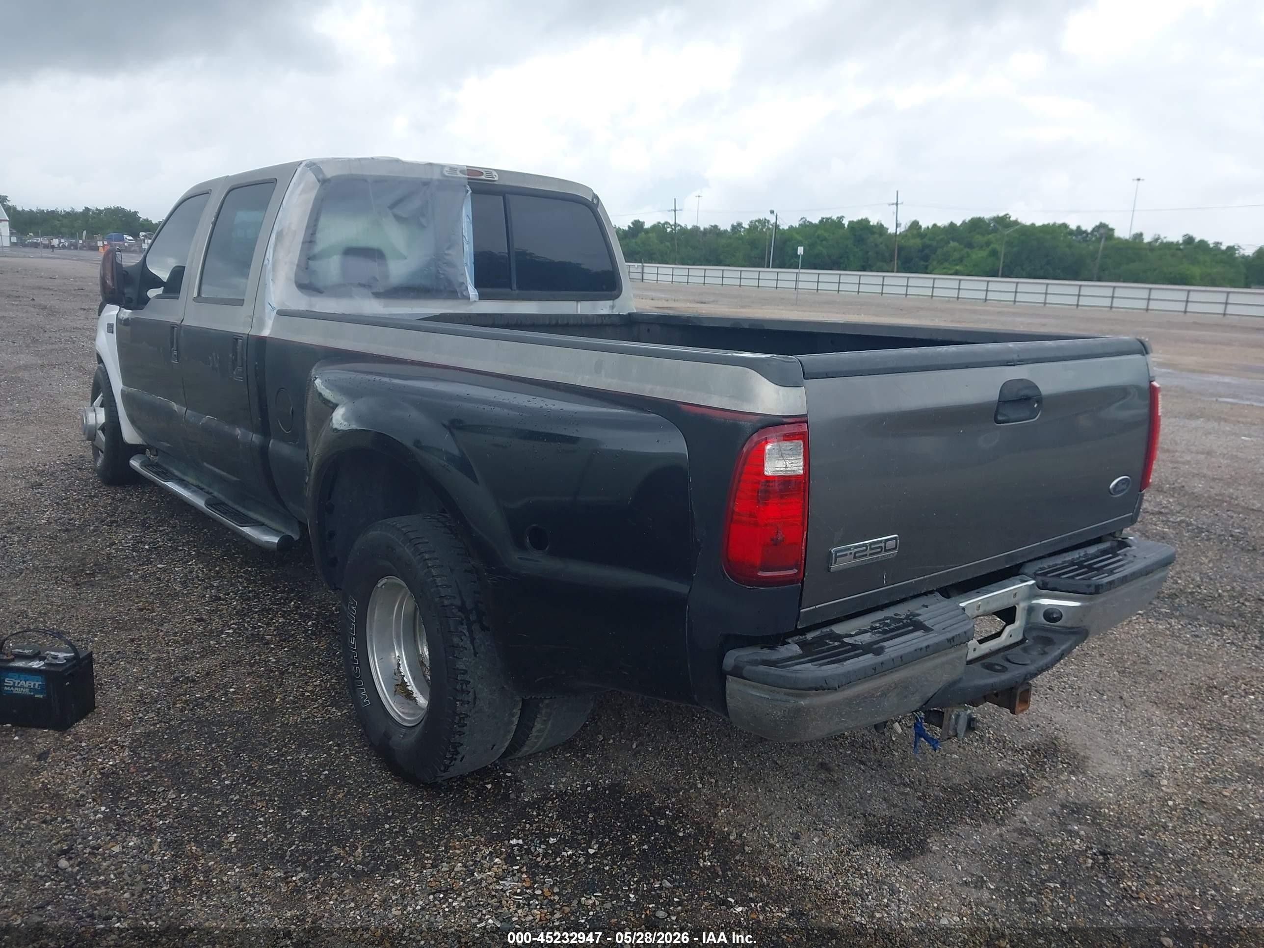 2000 Ford F-250 Lariat/xl/xlt Black vin: 1FTNW20F4YED03804