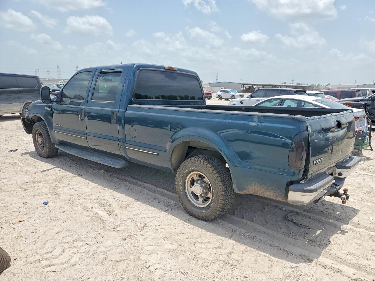 1999 Ford F250 Super Duty Blue vin: 1FTNW20F6XED24765